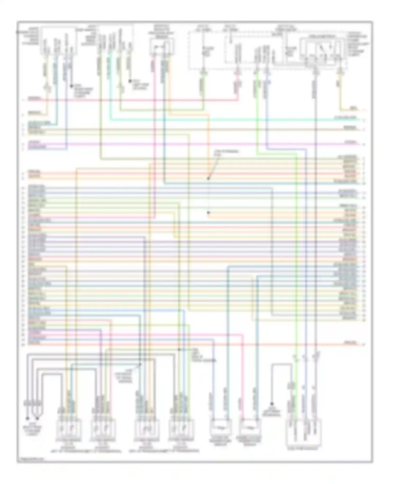 Pickup R2500 Dodge  (1996-2010): Wiring diagram engine performance 5.7l (2 of 5)
