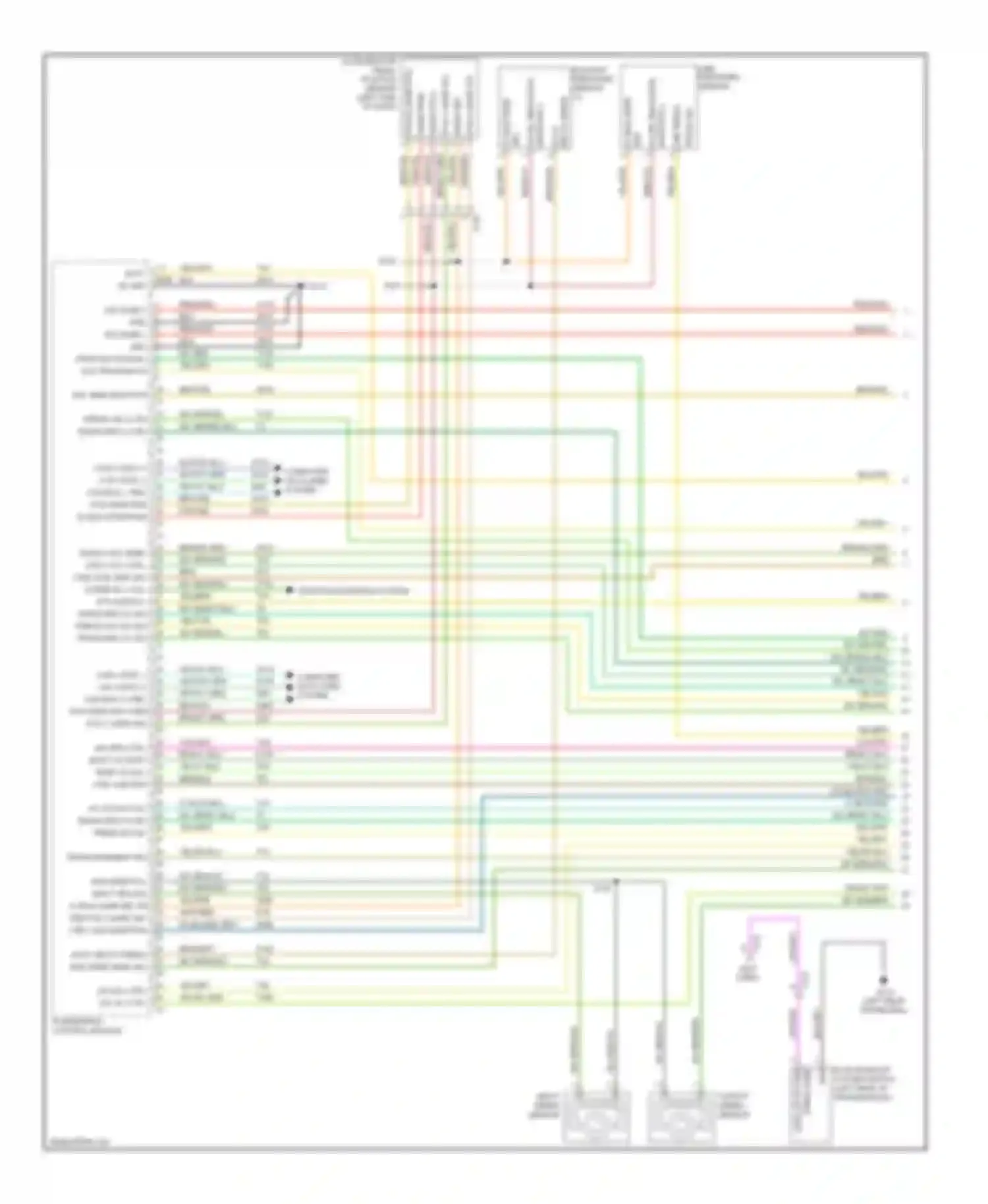 Pickup R2500 Dodge  (1996-2010): Wiring diagram engine performance 6.7l turbo diesel (1 of 7)