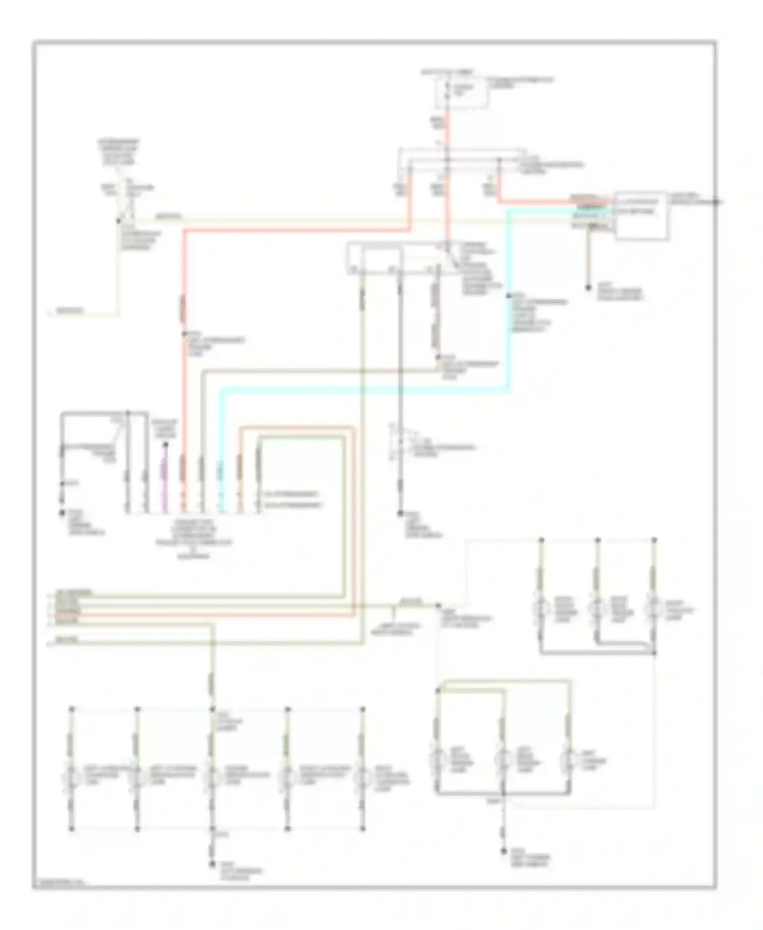 Pickup R2500 Dodge  (1996-2010): Exterior lamps & trailer connector circuit (2 of 2)