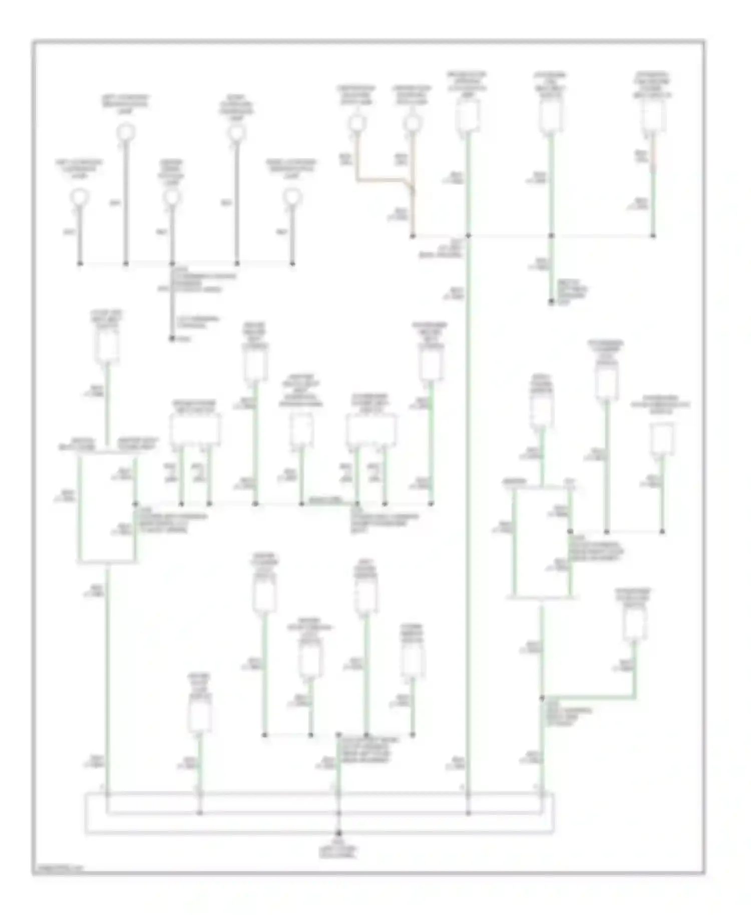 Pickup R2500 Dodge  (1996-2010): Ground distribution circuit (4 of 4)