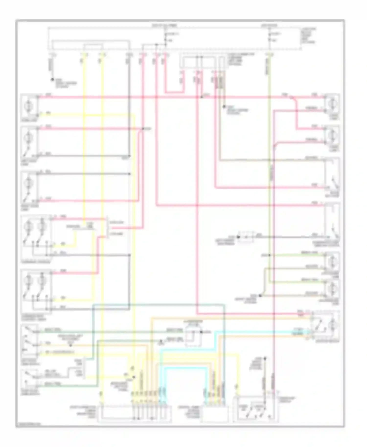 Pickup R2500 Dodge  (1996-2010): Courtesy lamp circuit