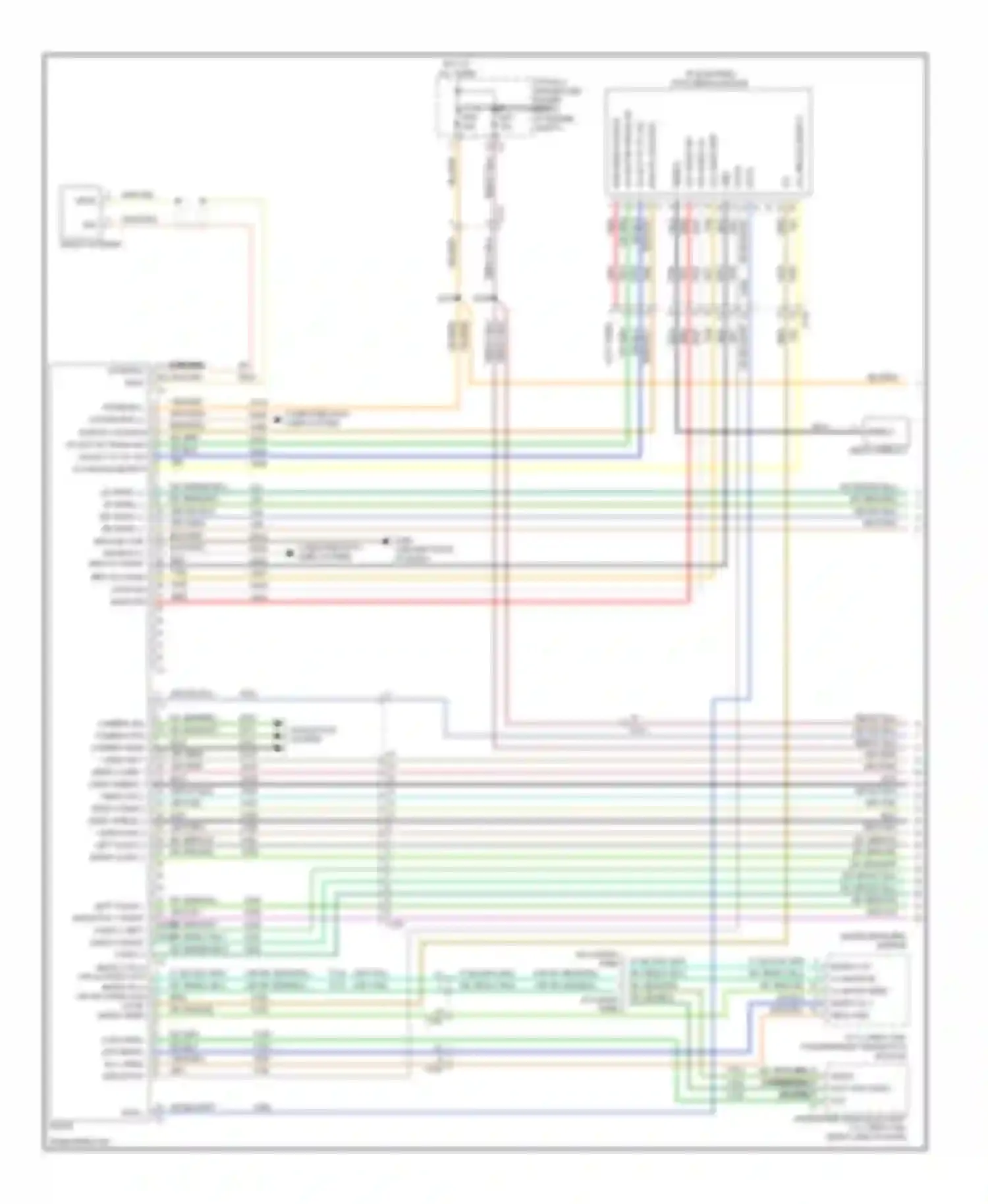 Pickup R2500 Dodge  (1996-2010): Navigation circuit (1 of 3)