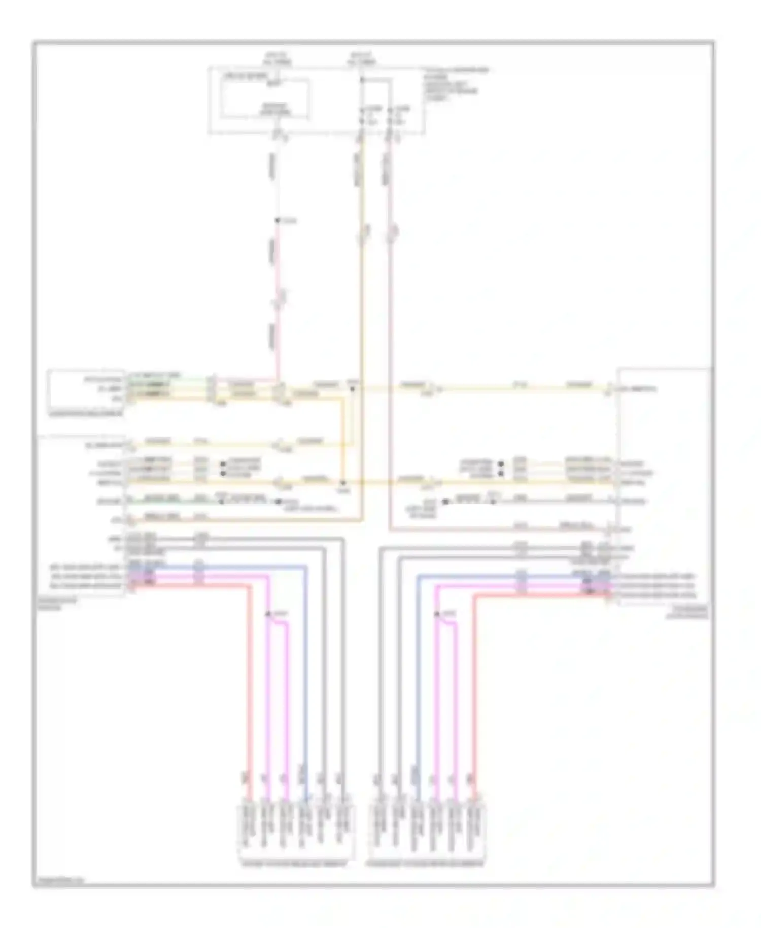 Pickup R2500 Dodge  (1996-2010): Power mirrors circuit, except regular cab