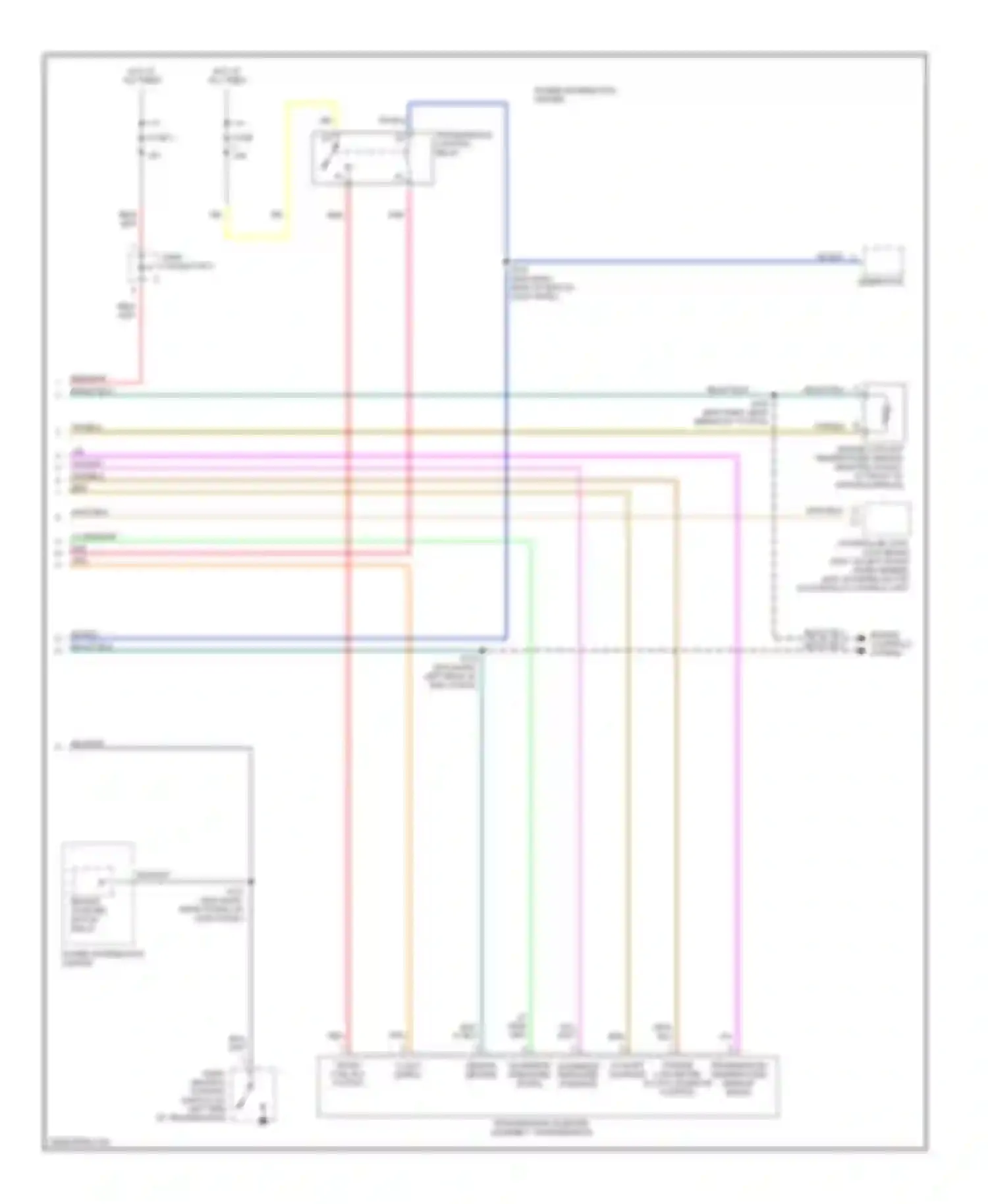 Wiring diagram 3-4 shift solenoid for Dodge Pickup R2500  (1996-2010) (1 of 1)