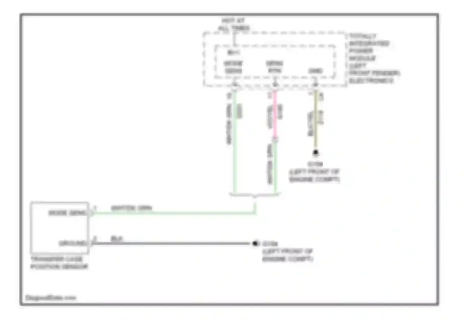 Wiring diagram blk for Dodge Pickup R2500  (1996-2010) (174 of 214)