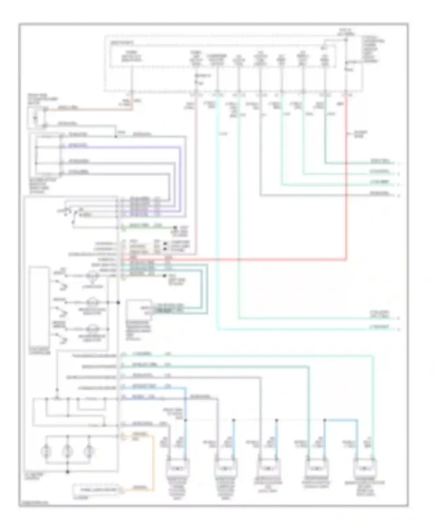 Wiring diagram blk/org for Dodge Pickup R2500  (1996-2010) (25 of 41)