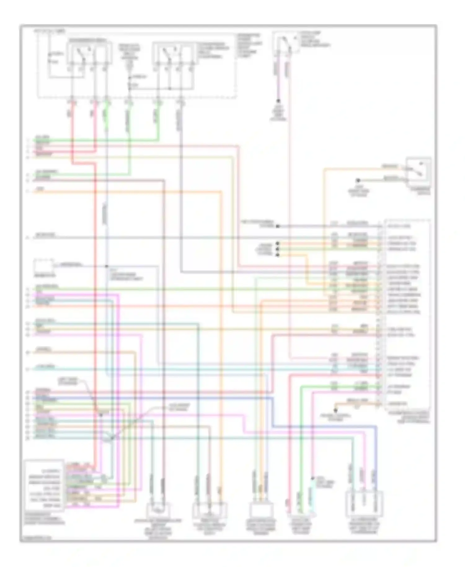 Wiring diagram cruise control system for Dodge Pickup R2500  (1996-2010) (17 of 17)