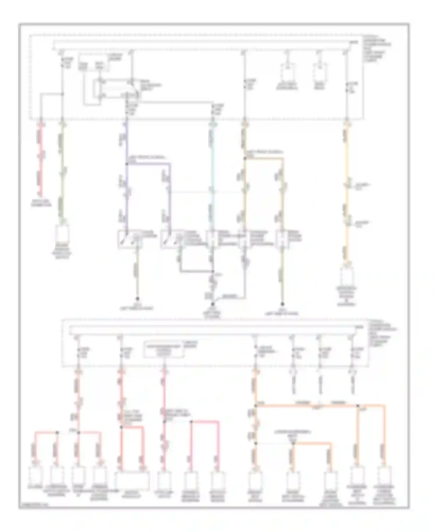 Wiring diagram driver window/ door lock switch for Dodge Pickup R2500  (1996-2010) (3 of 7)