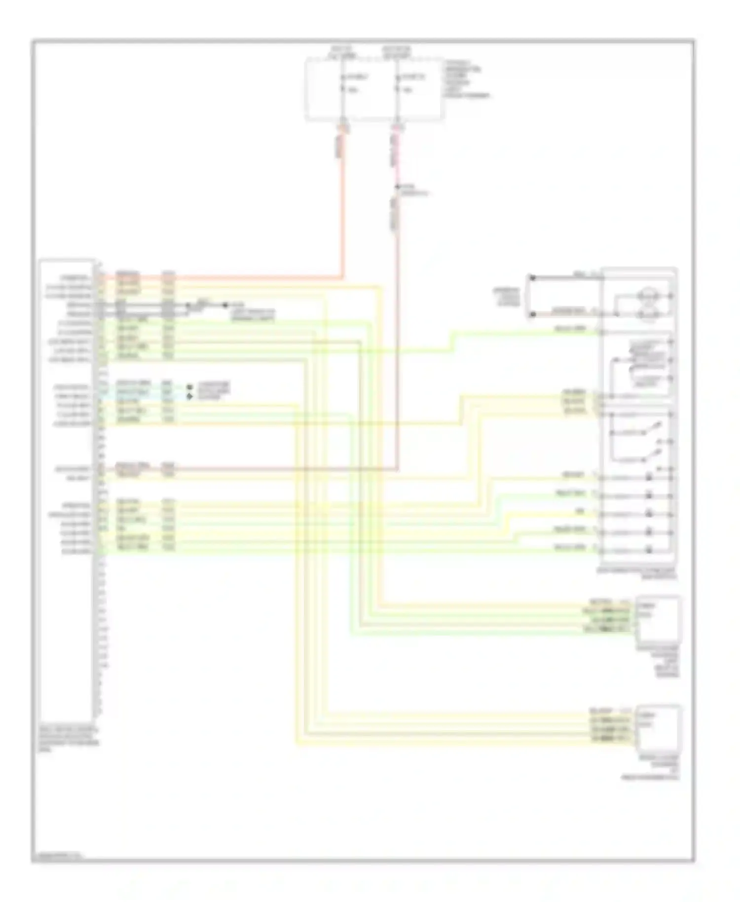 Wiring diagram hot in on or start for Dodge Pickup R2500  (1996-2010) (4 of 5)