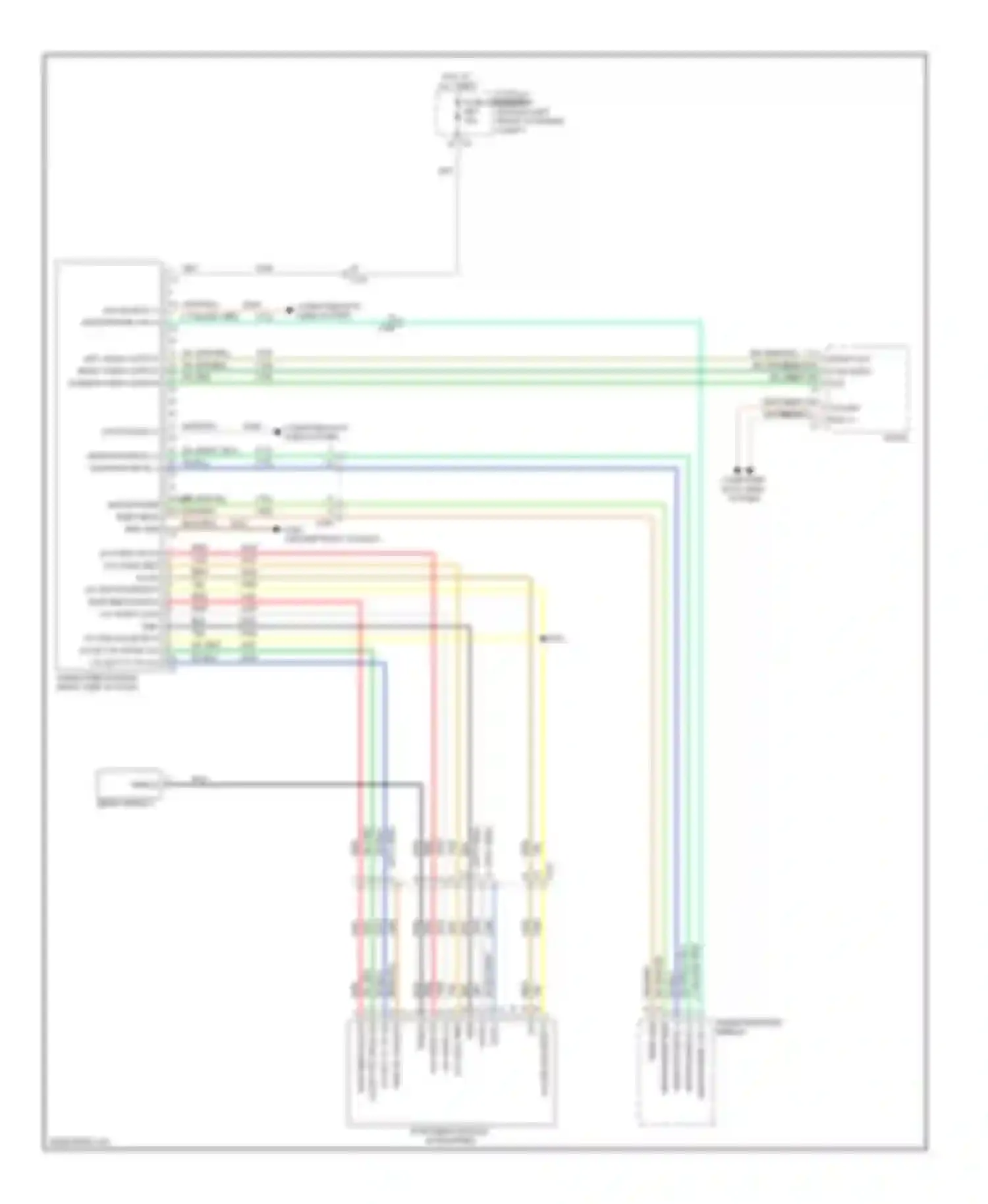 Wiring diagram inside rearview mirror for Dodge Pickup R2500  (1996-2010) (3 of 10)