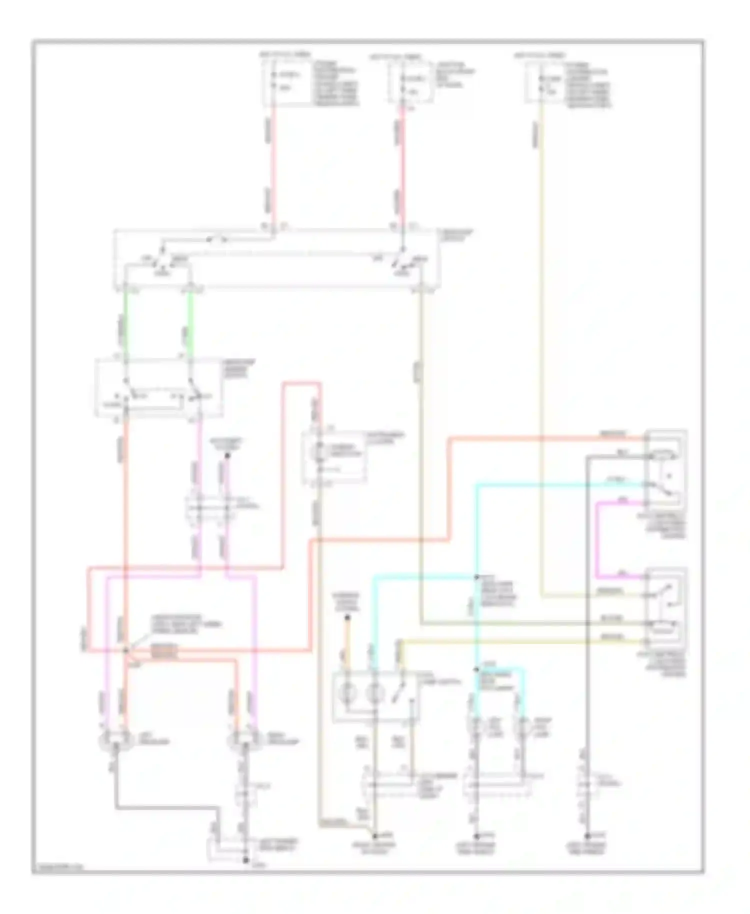 Wiring diagram instrument cluster for Dodge Pickup R2500  (1996-2010) (4 of 43)