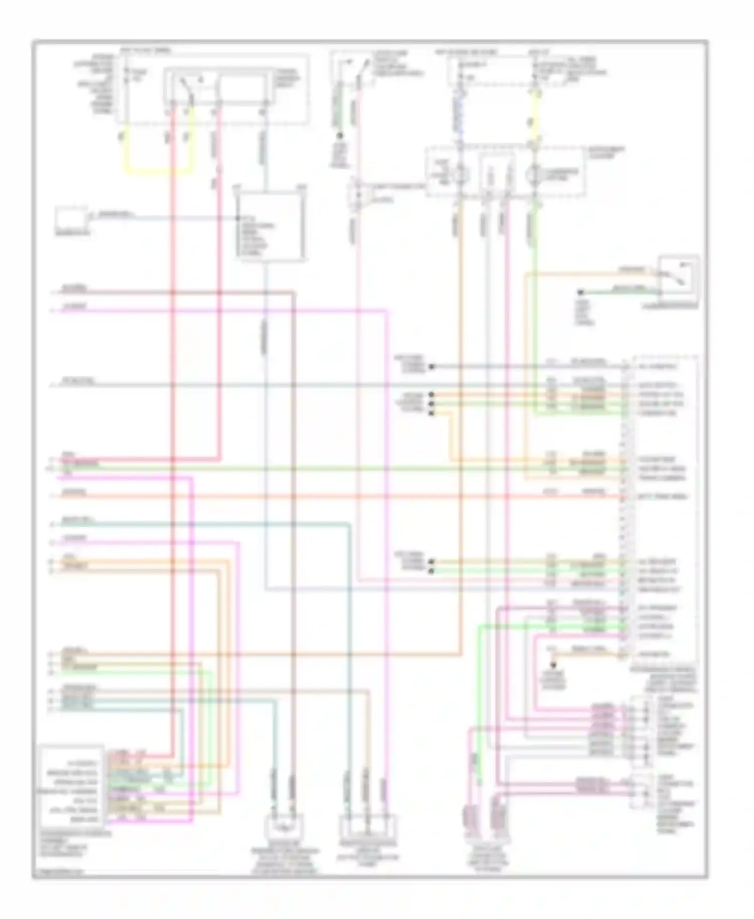 Wiring diagram instrument cluster for Dodge Pickup R2500  (1996-2010) (19 of 43)