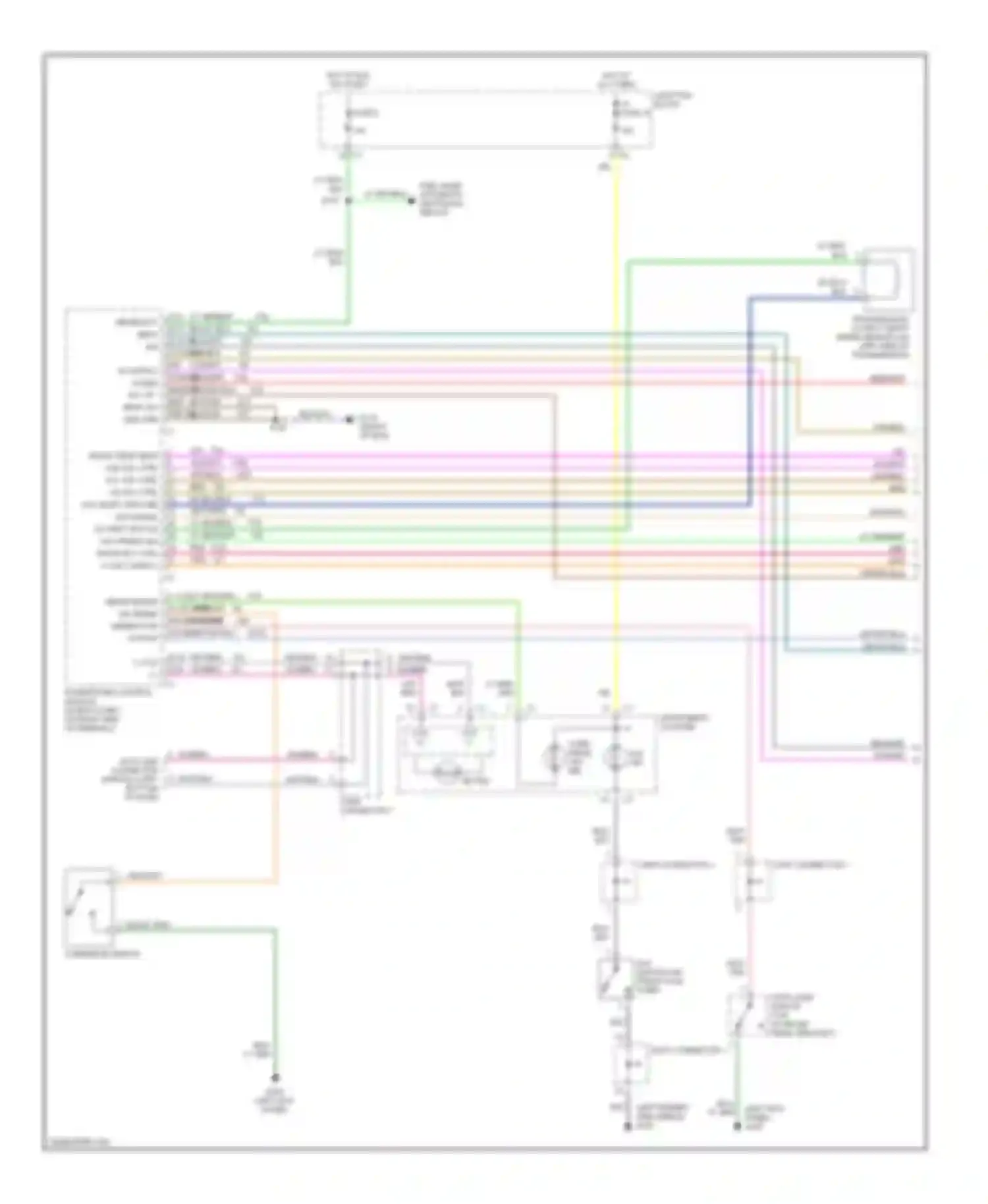 Wiring diagram overdrive switch for Dodge Pickup R2500  (1996-2010) (3 of 24)