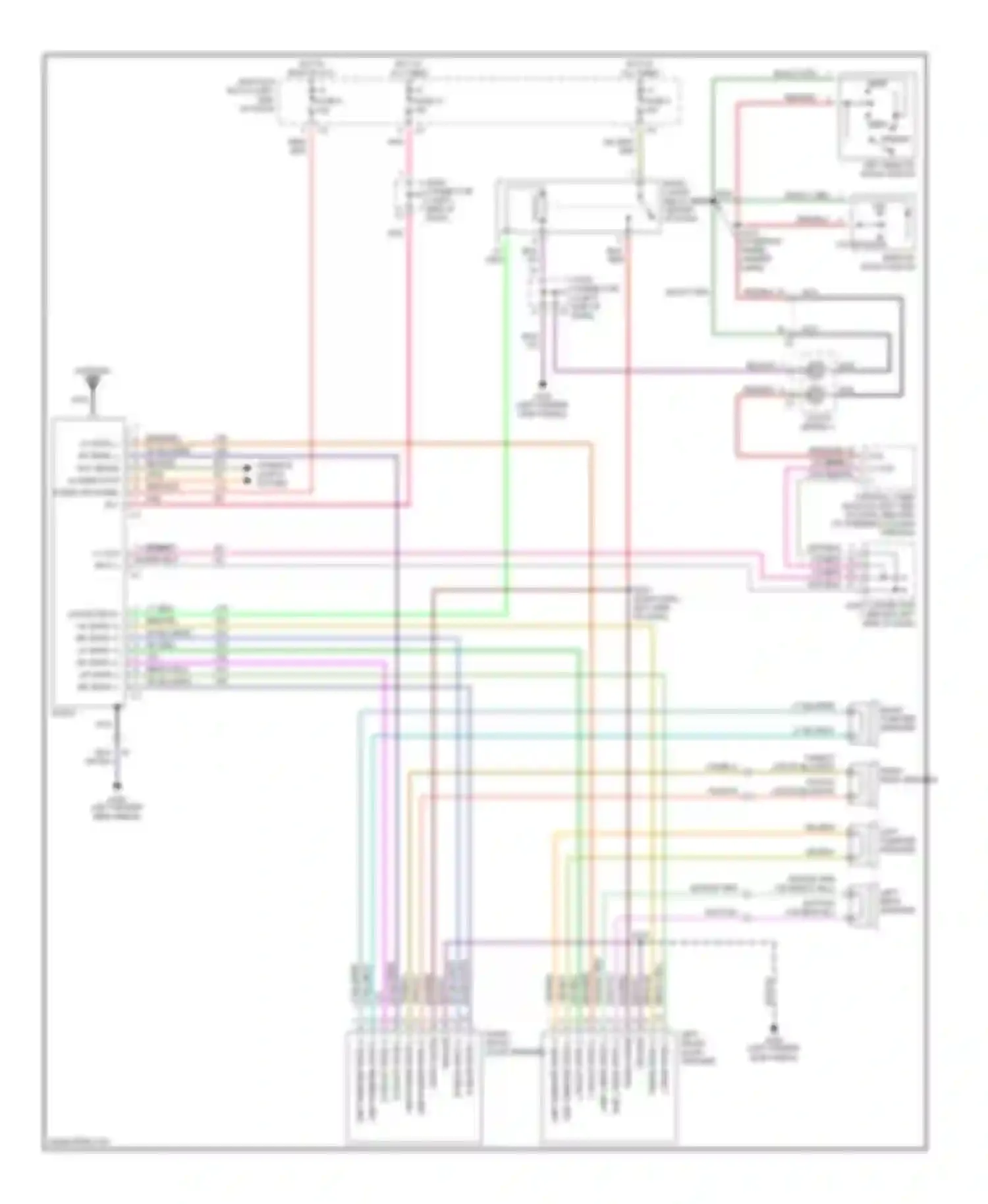 Wiring diagram right front door speaker for Dodge Pickup R2500  (1996-2010) (3 of 12)
