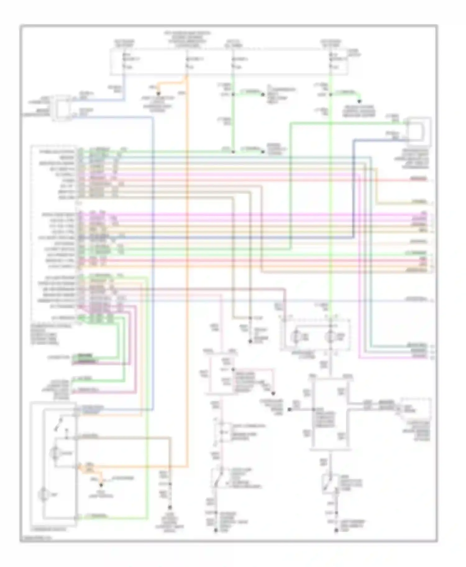 Wiring diagram rwal abs for Dodge Pickup R2500  (1996-2010) (1 of 2)