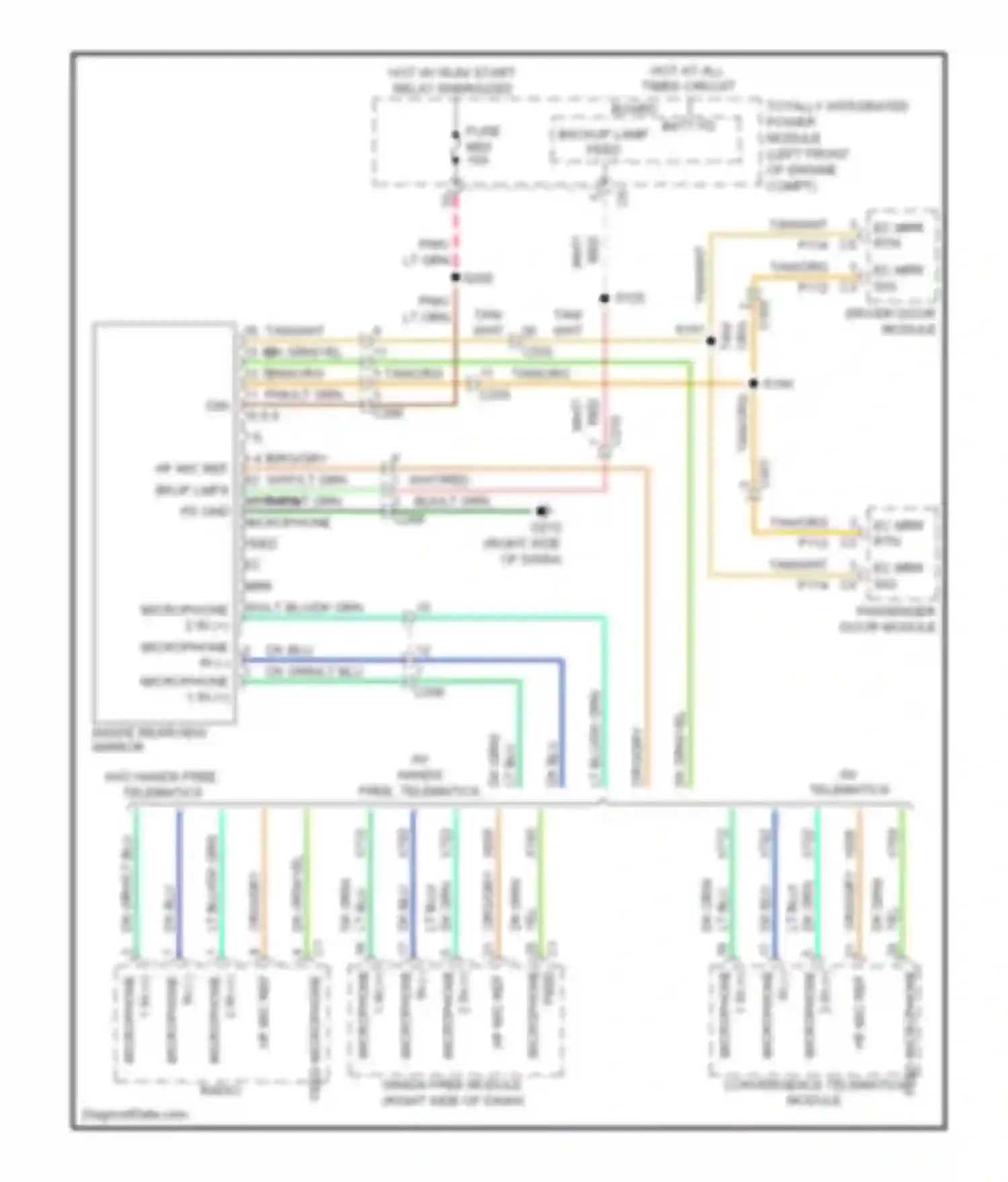 Wiring diagram tan/org for Dodge Pickup R2500  (1996-2010) (2 of 22)
