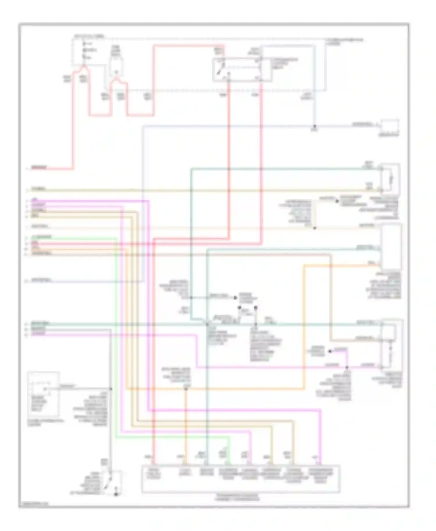 Wiring diagram transmission control relay for Dodge Pickup R2500  (1996-2010) (1 of 22)