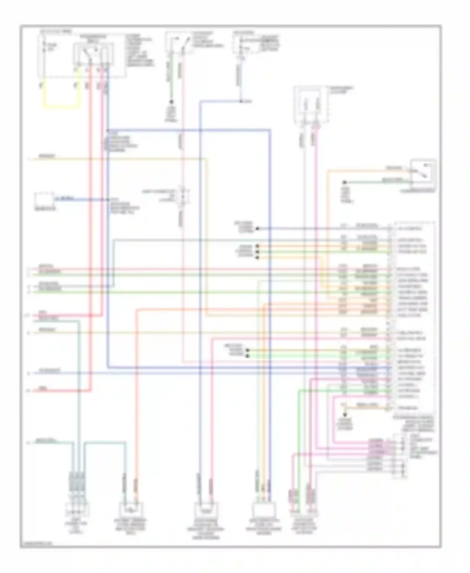 Wiring diagram transmission relay for Dodge Pickup R2500  (1996-2010) (6 of 10)