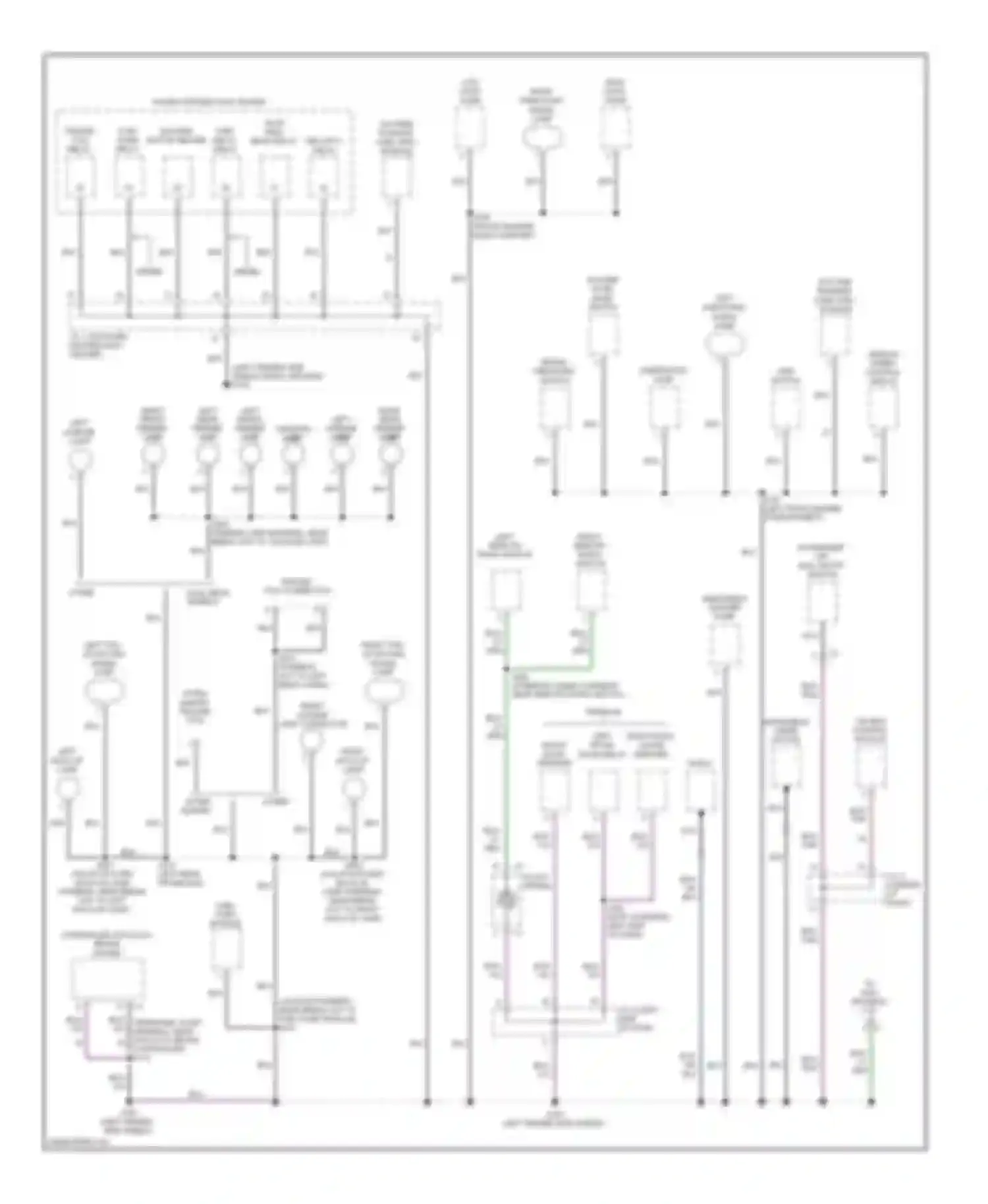 Wiring diagram underhood lamp for Dodge Pickup R2500  (1996-2010) (1 of 2)