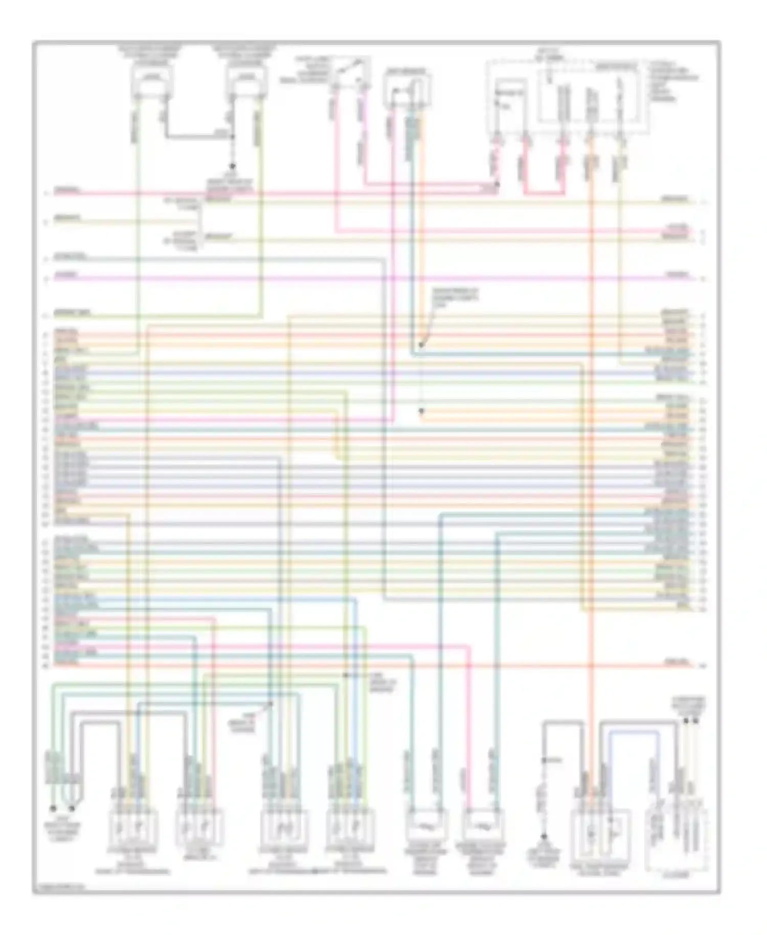 Pickup R3500 Dodge  (1996-2010): Wiring diagram engine performance 5.7l (2 of 5)