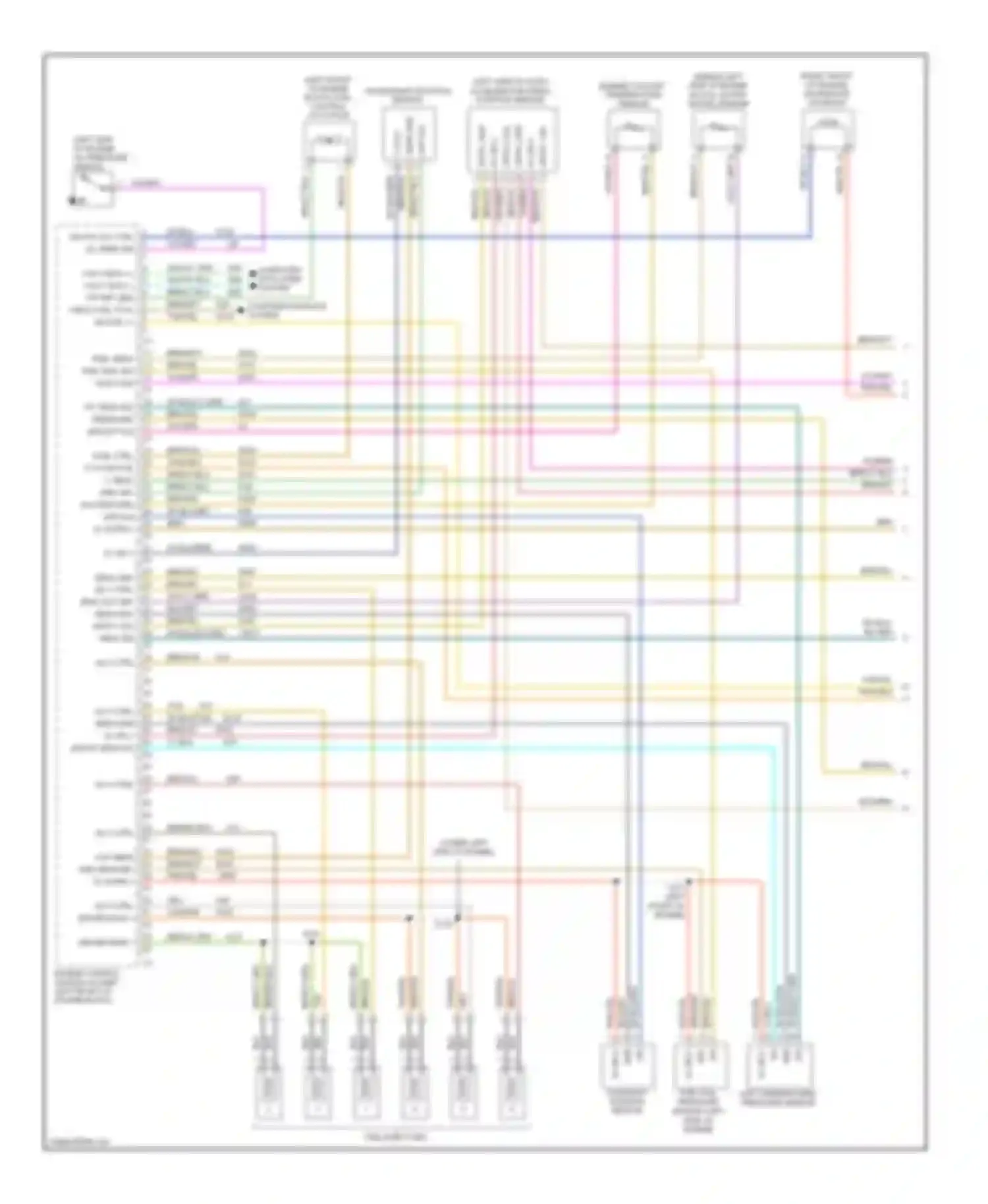 Pickup R3500 Dodge  (1996-2010): Wiring diagram engine performance 5.9l diesel (1 of 4)