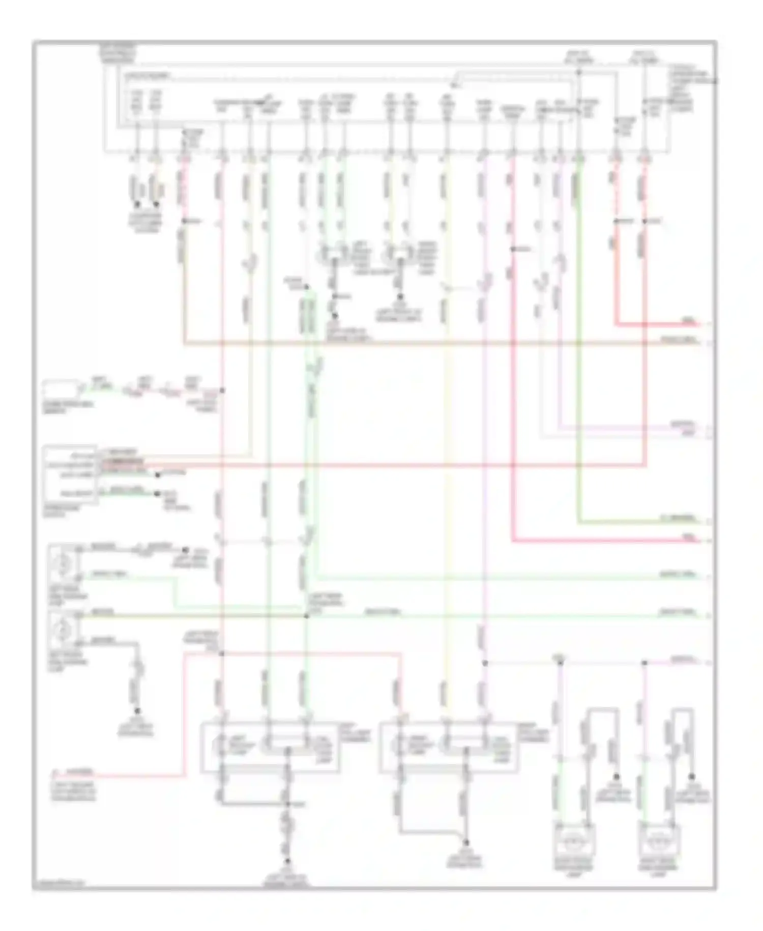 Pickup R3500 Dodge  (1996-2010): Exterior lamps circuit (1 of 2)
