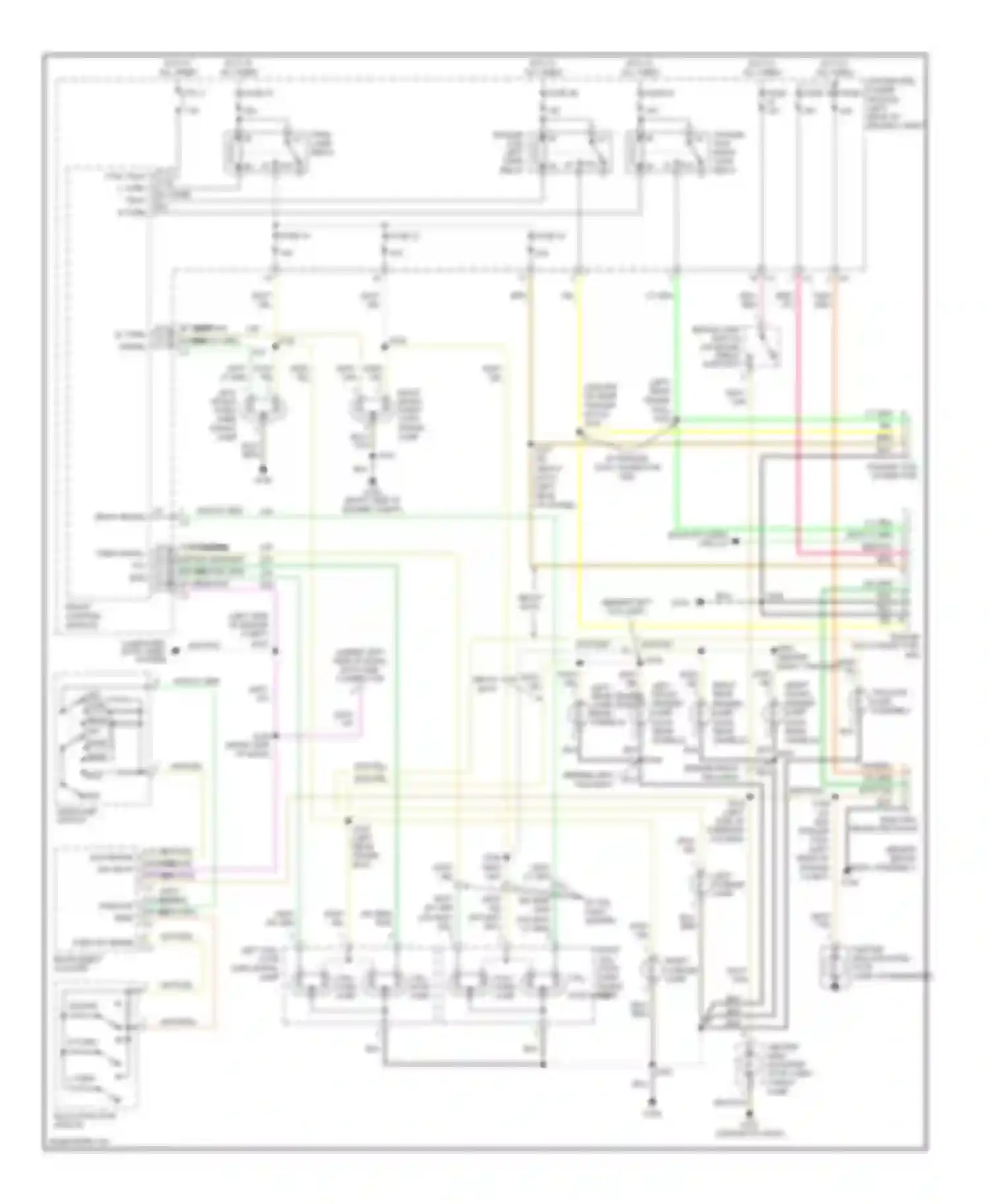 Pickup R3500 Dodge  (1996-2010): Exterior lamps circuit