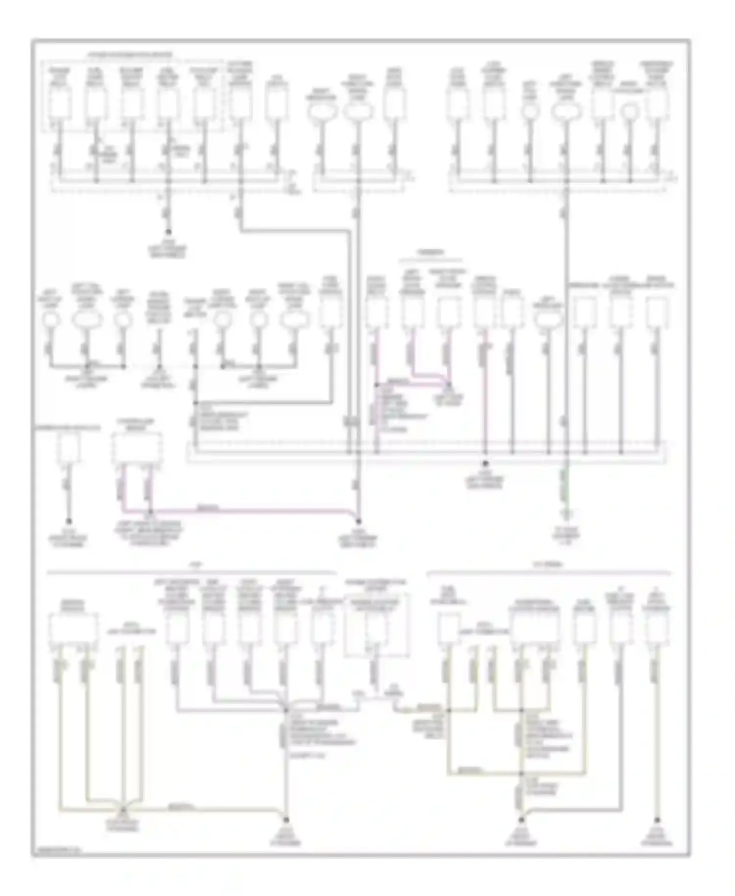 Pickup R3500 Dodge  (1996-2010): Ground distribution circuit (1 of 2)