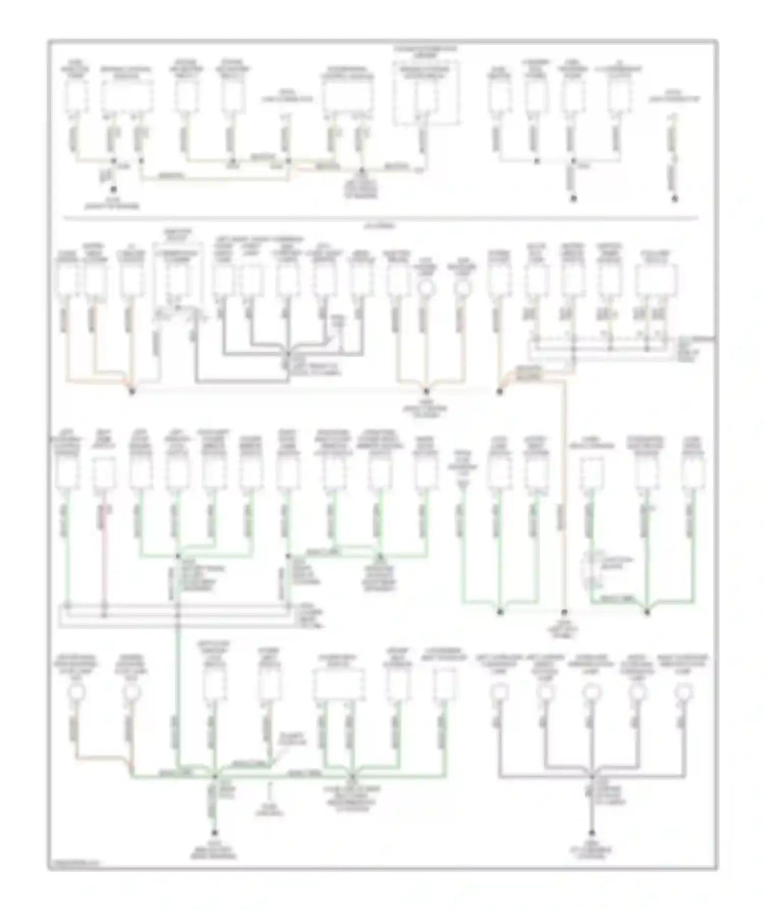 Pickup R3500 Dodge  (1996-2010): Ground distribution circuit (2 of 2)