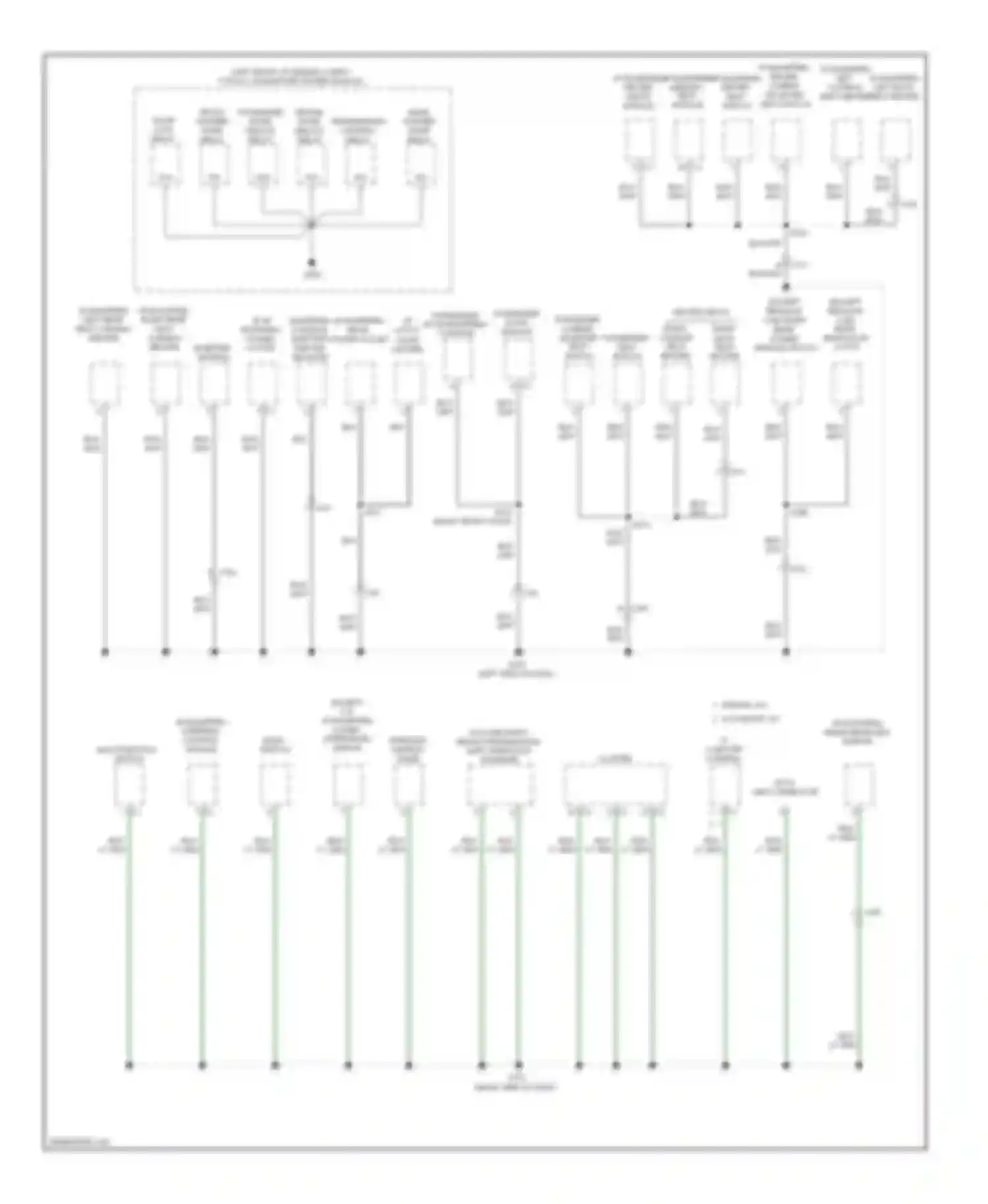 Pickup R3500 Dodge  (1996-2010): Ground distribution circuit (2 of 3)