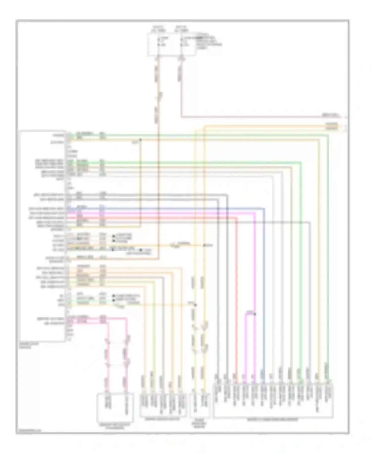 Pickup R3500 Dodge  (1996-2010): Memory mirrors circuit (1 of 2)