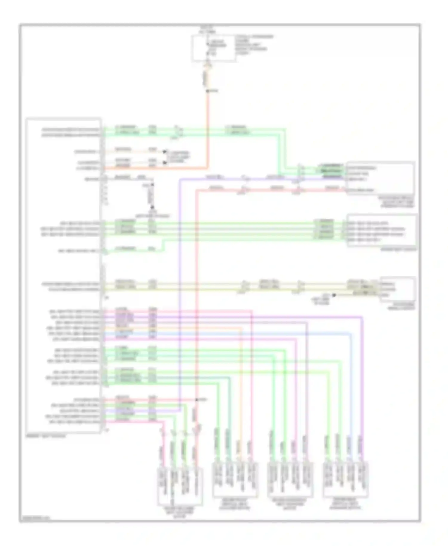 Pickup R3500 Dodge  (1996-2010): Memory seat circuit