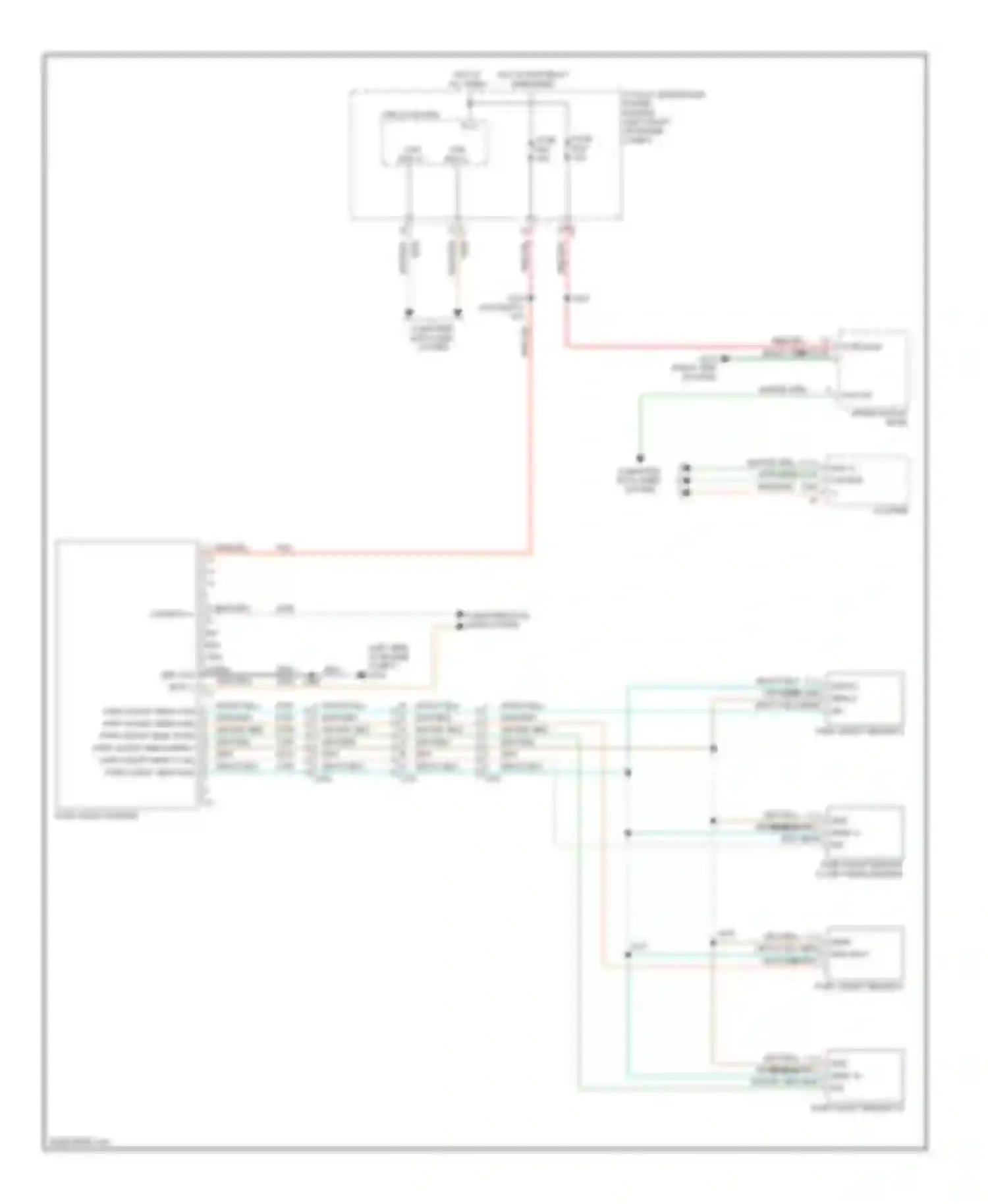 Pickup R3500 Dodge  (1996-2010): Parking assistant circuit