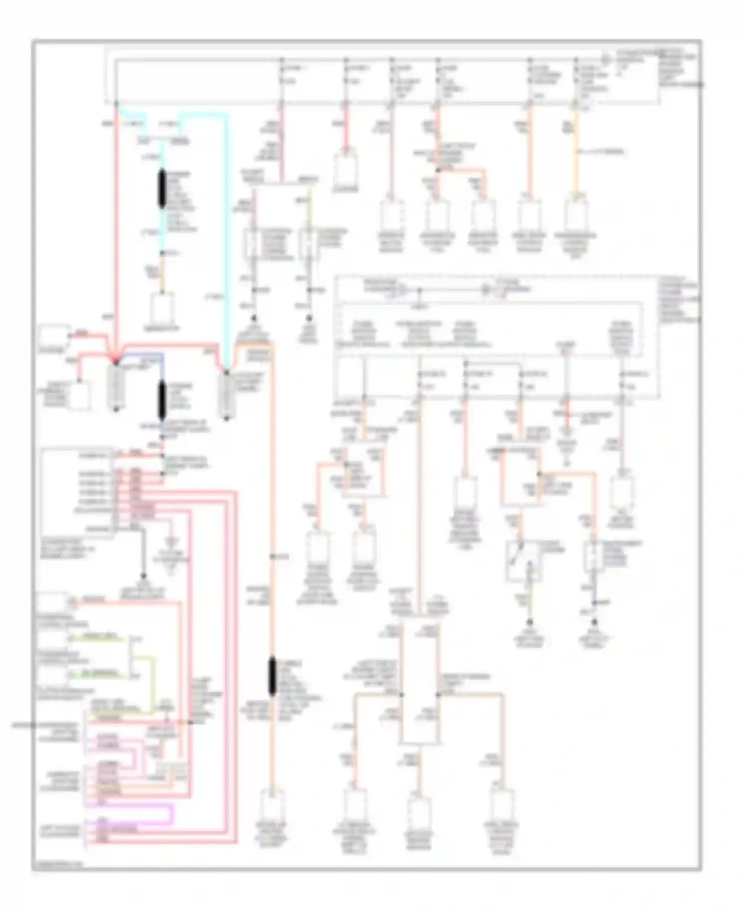 Pickup R3500 Dodge  (1996-2010): Power distribution circuit (1 of 3)