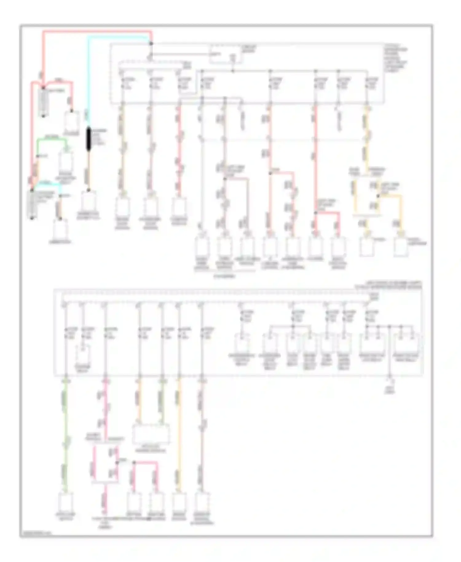 Pickup R3500 Dodge  (1996-2010): Power distribution circuit (1 of 4)