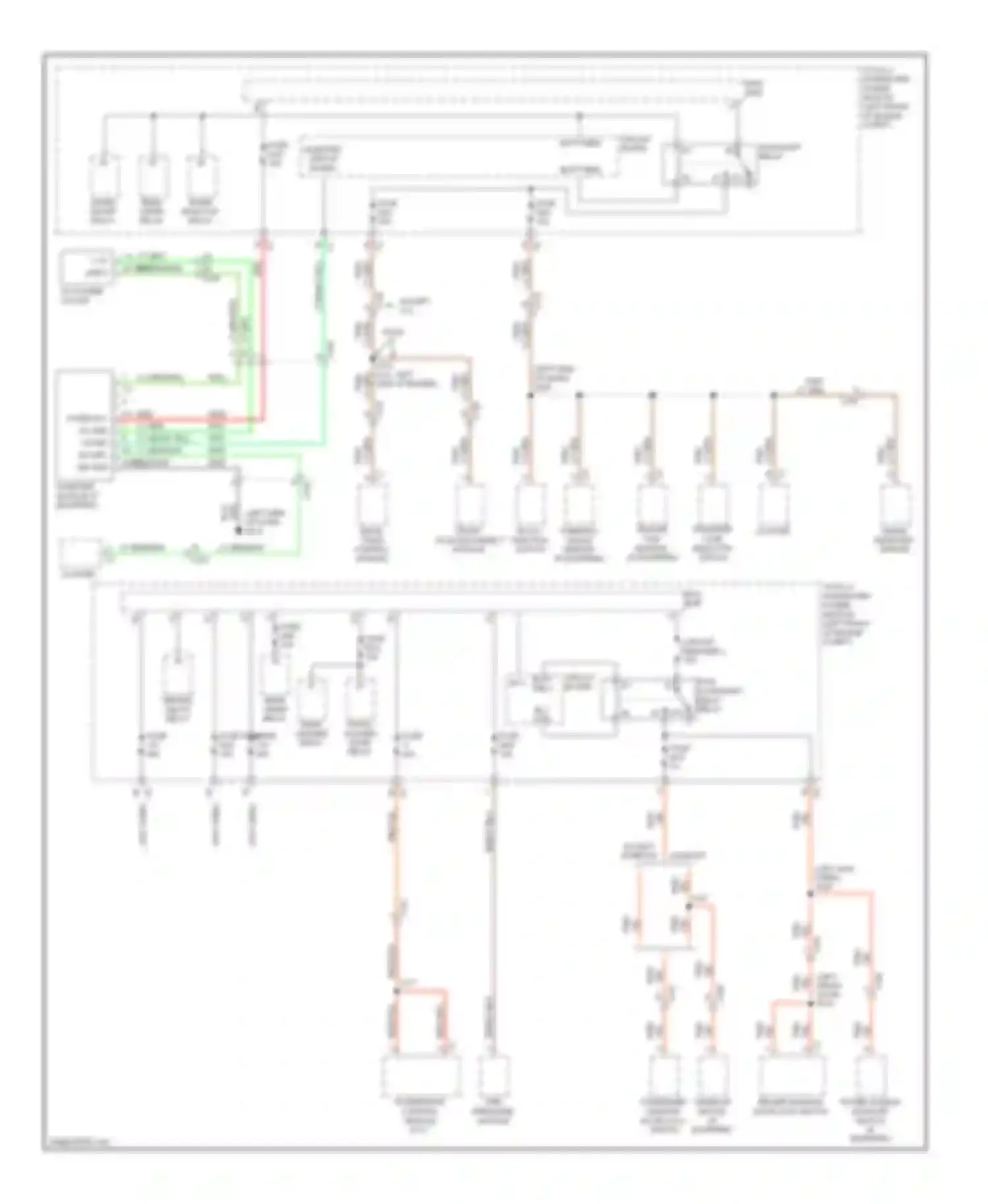 Pickup R3500 Dodge  (1996-2010): Power distribution circuit (4 of 4)