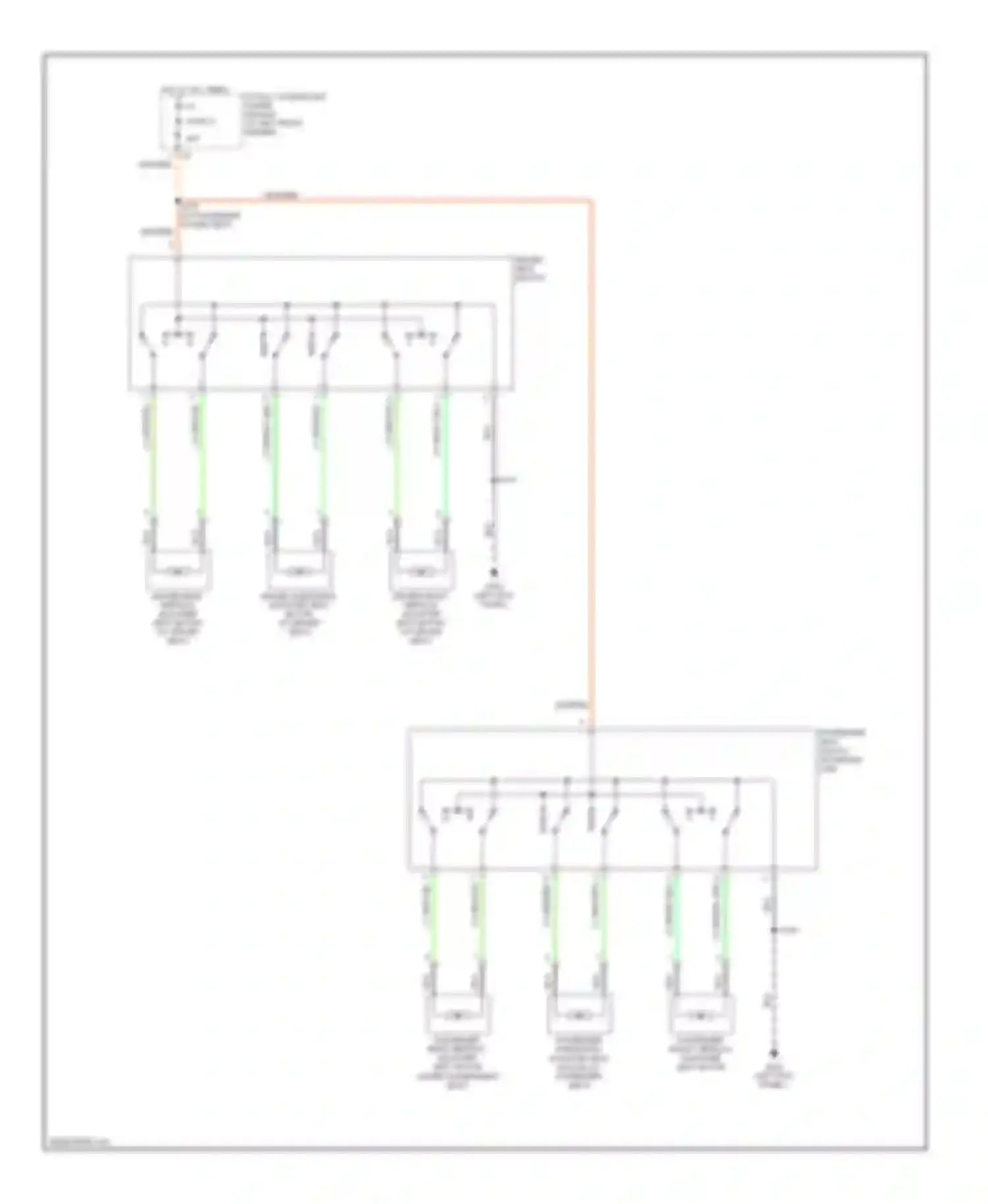 Pickup R3500 Dodge  (1996-2010): Power seat circuit
