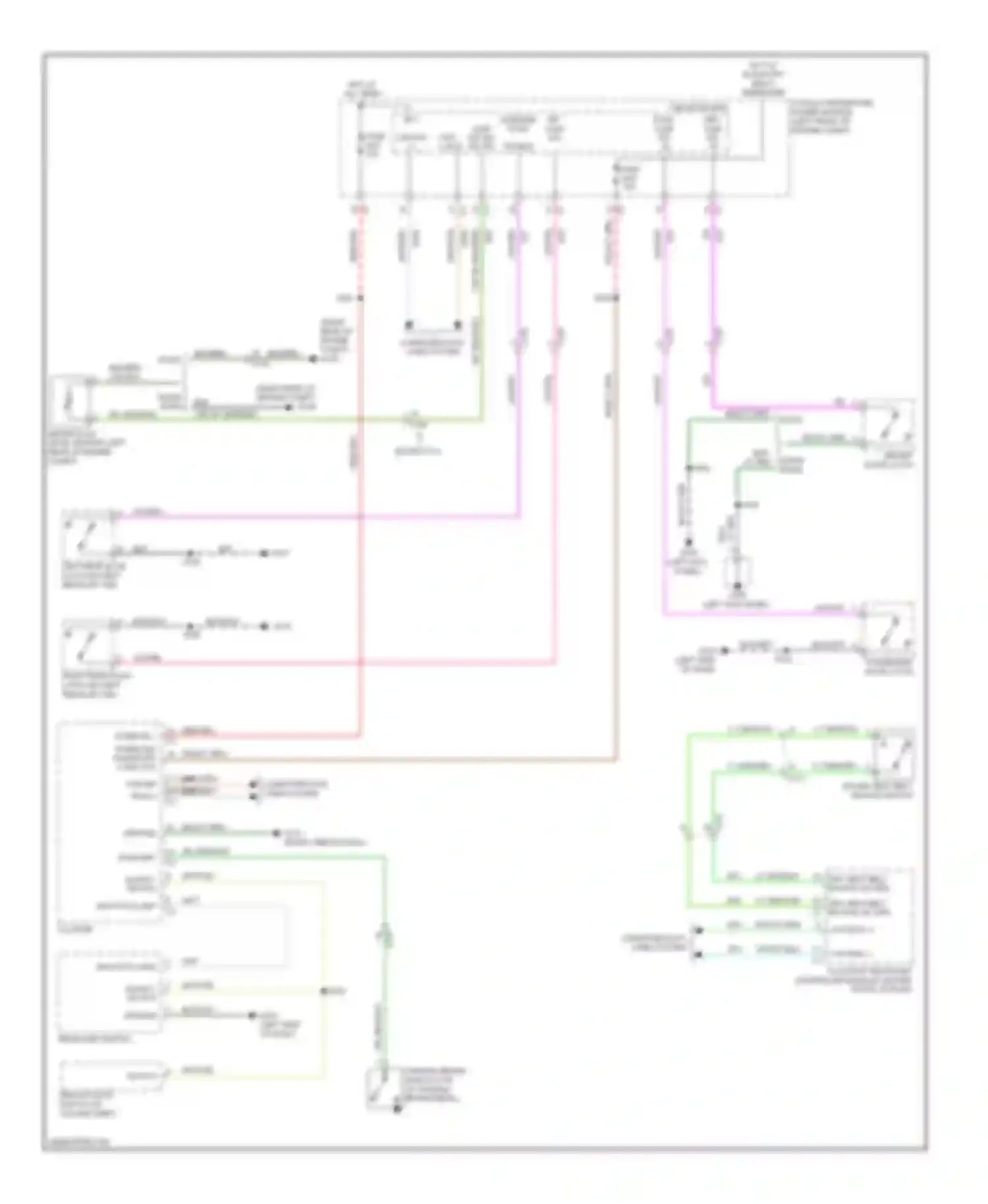 Pickup R3500 Dodge  (1996-2010): Chime circuit