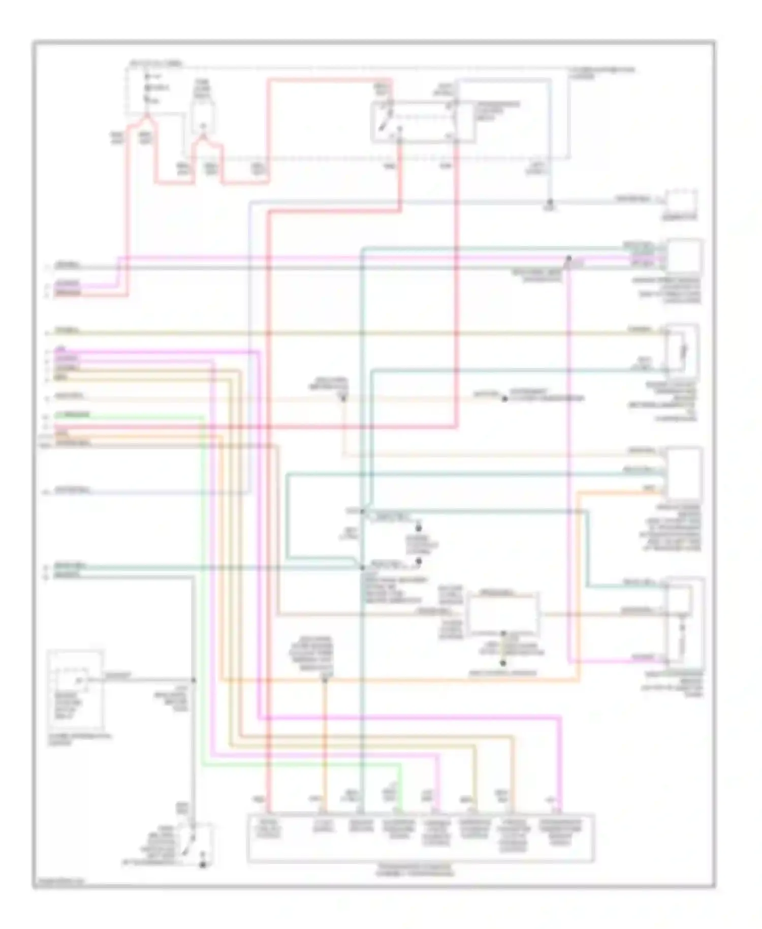 Wiring diagram blk/wht for Dodge Pickup R3500  (1996-2010) (42 of 73)