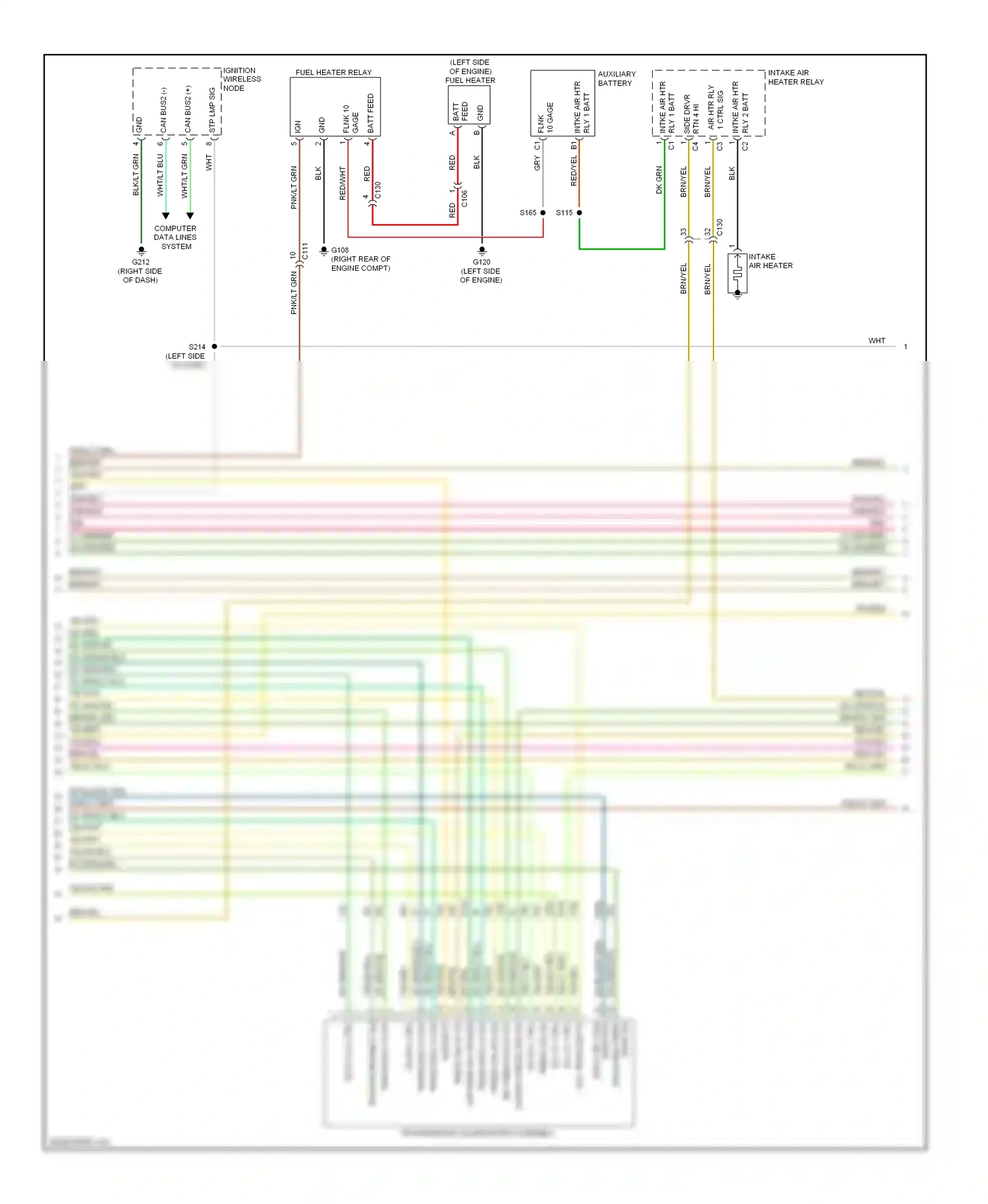 Dodge Pickup R3500  (1996-2010) computer data lines system wiring diagram  (68 of 88)