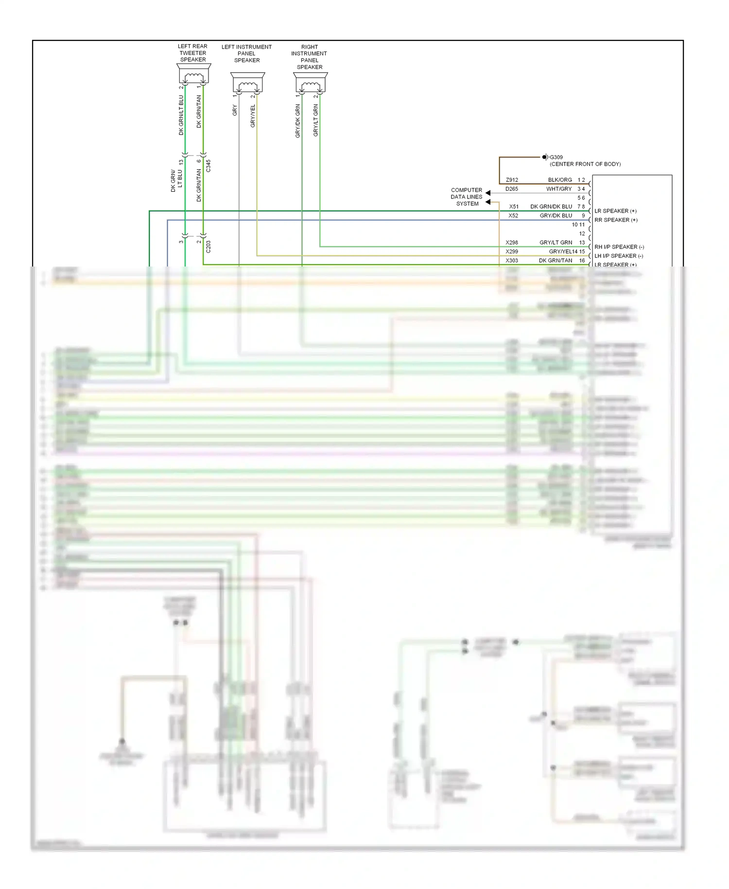 Dodge Pickup R3500  (1996-2010) computer data lines system wiring diagram  (77 of 88)