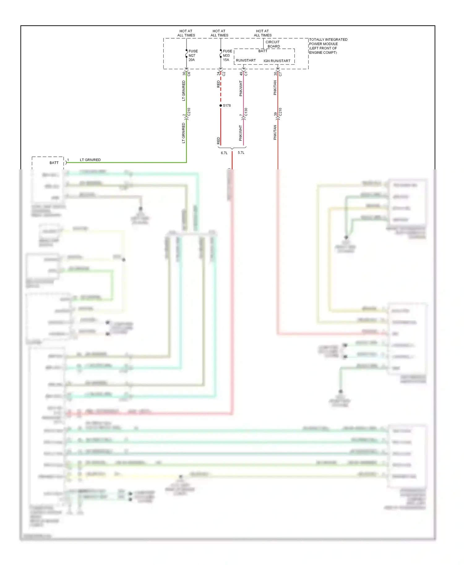 Dodge Pickup R3500  (1996-2010) computer data lines system wiring diagram  (28 of 88)