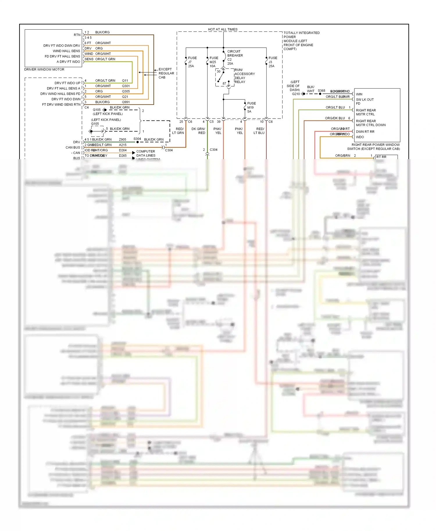 Dodge Pickup R3500  (1996-2010) computer data lines system wiring diagram  (27 of 88)
