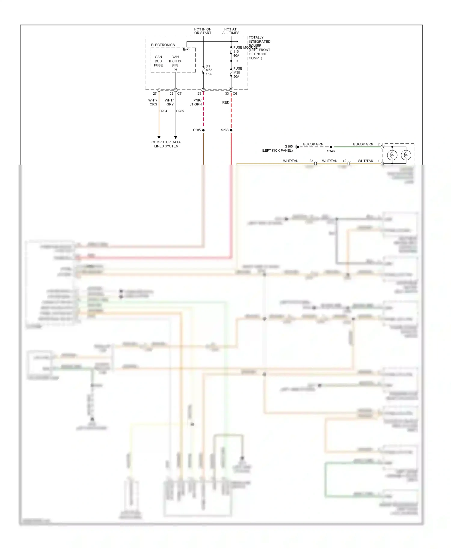 Dodge Pickup R3500  (1996-2010) computer data lines system wiring diagram  (7 of 88)