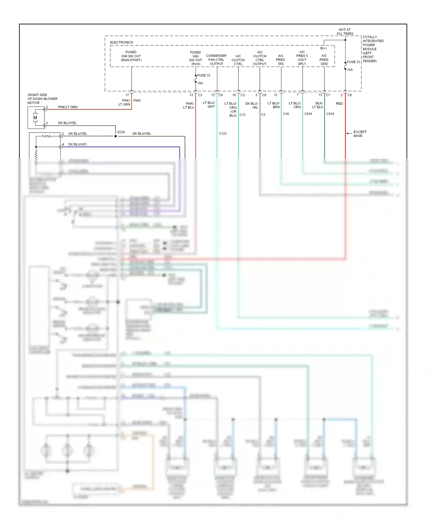 Dodge Pickup R3500  (1996-2010) computer data lines system wiring diagram  (34 of 88)