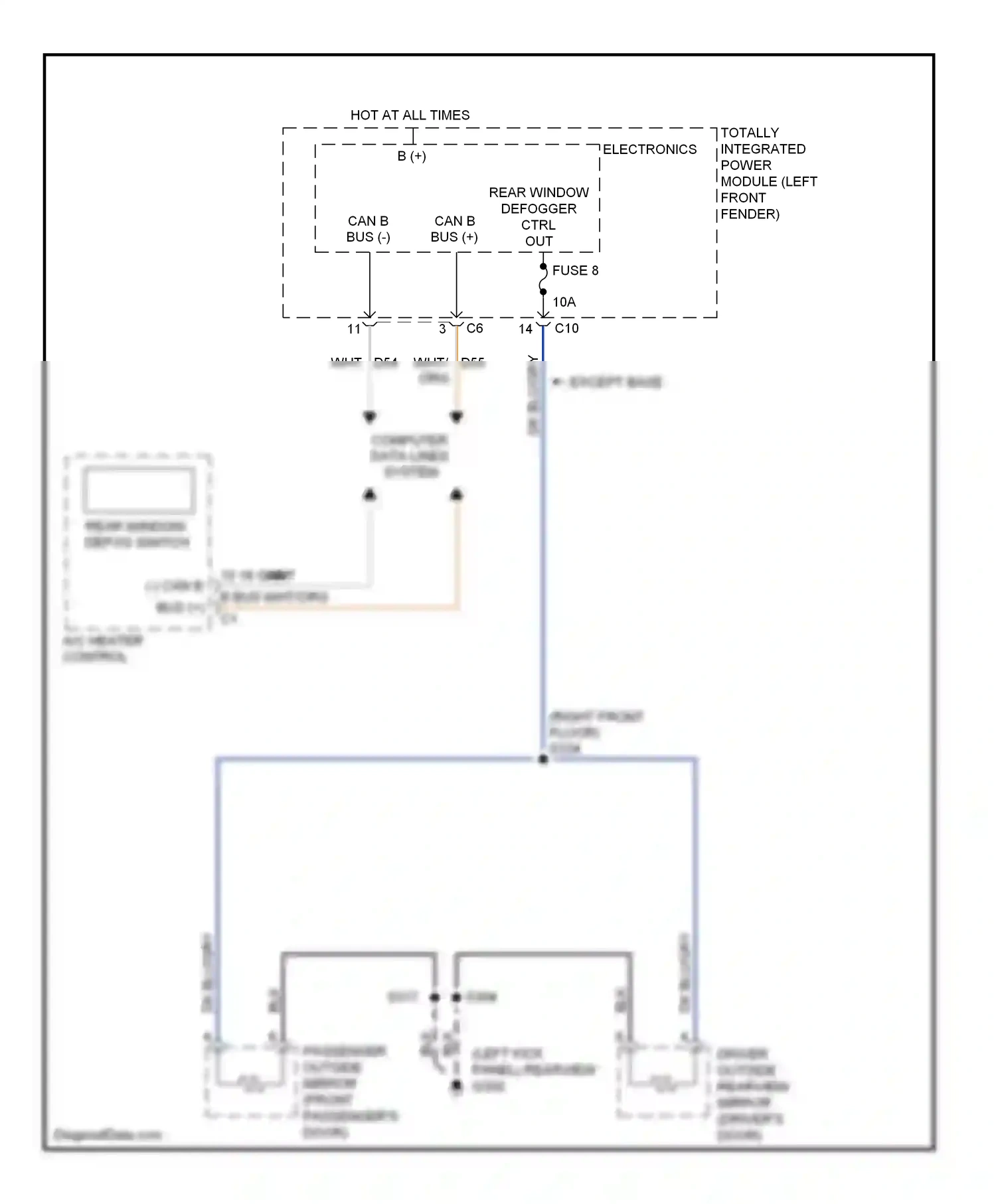 Dodge Pickup R3500  (1996-2010) computer data lines system wiring diagram  (16 of 88)