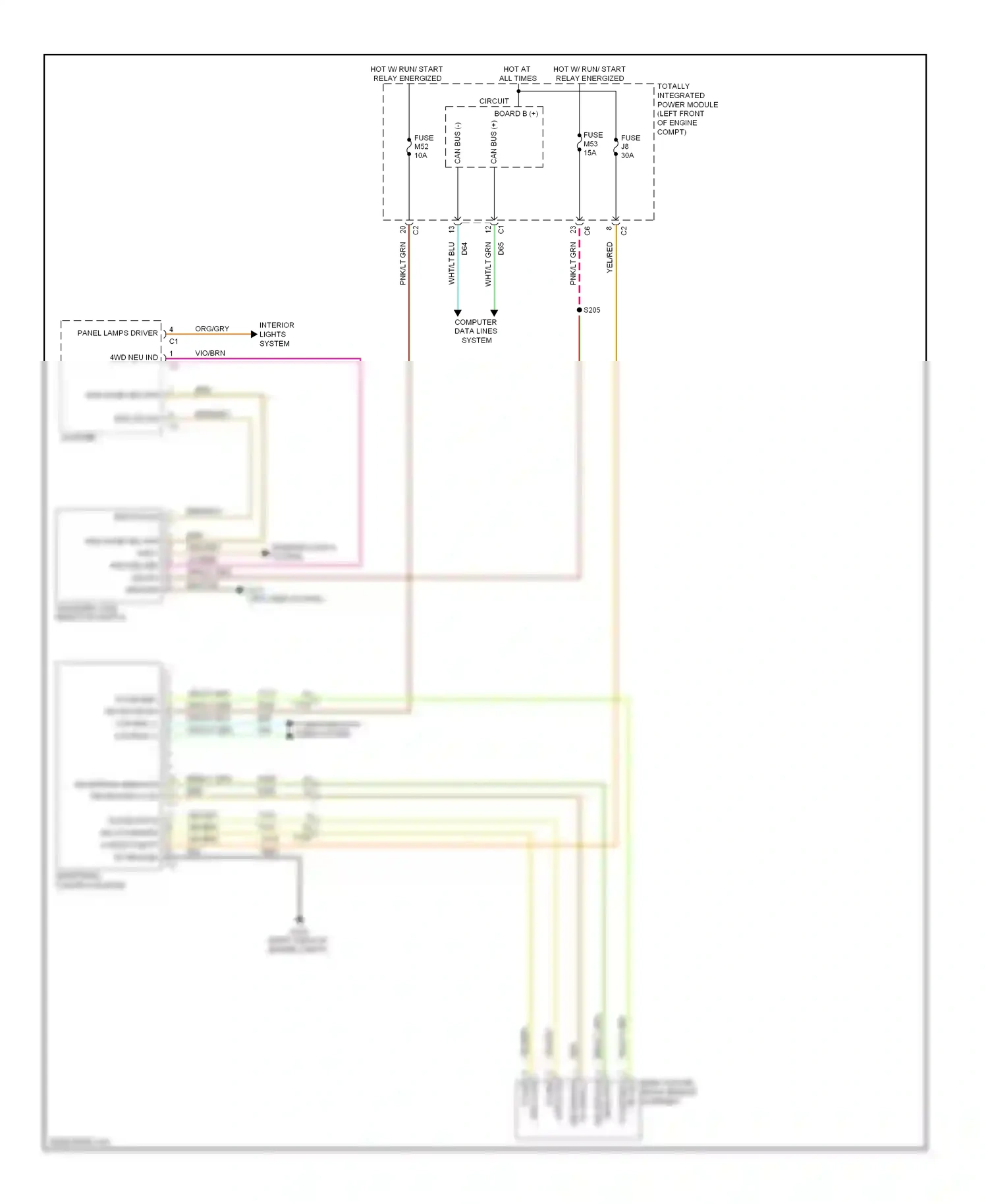 Dodge Pickup R3500  (1996-2010) computer data lines system wiring diagram  (81 of 88)