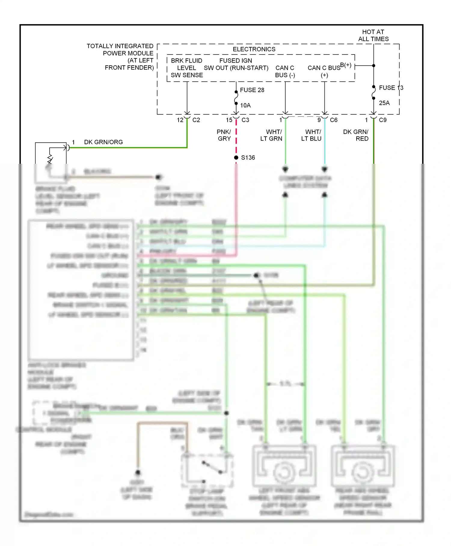 Dodge Pickup R3500  (1996-2010) computer data lines system wiring diagram  (41 of 88)