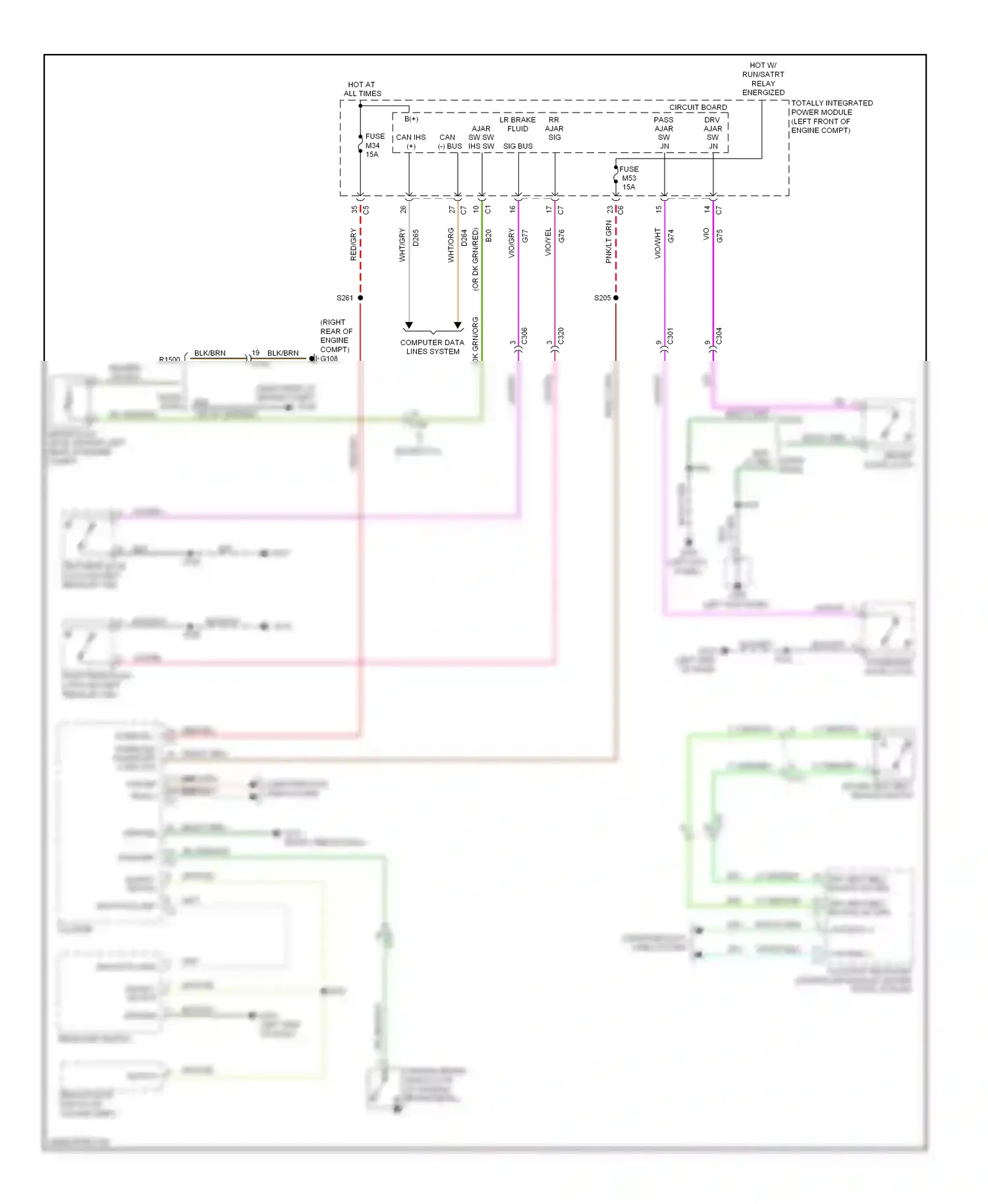 Dodge Pickup R3500  (1996-2010) computer data lines system wiring diagram  (80 of 88)