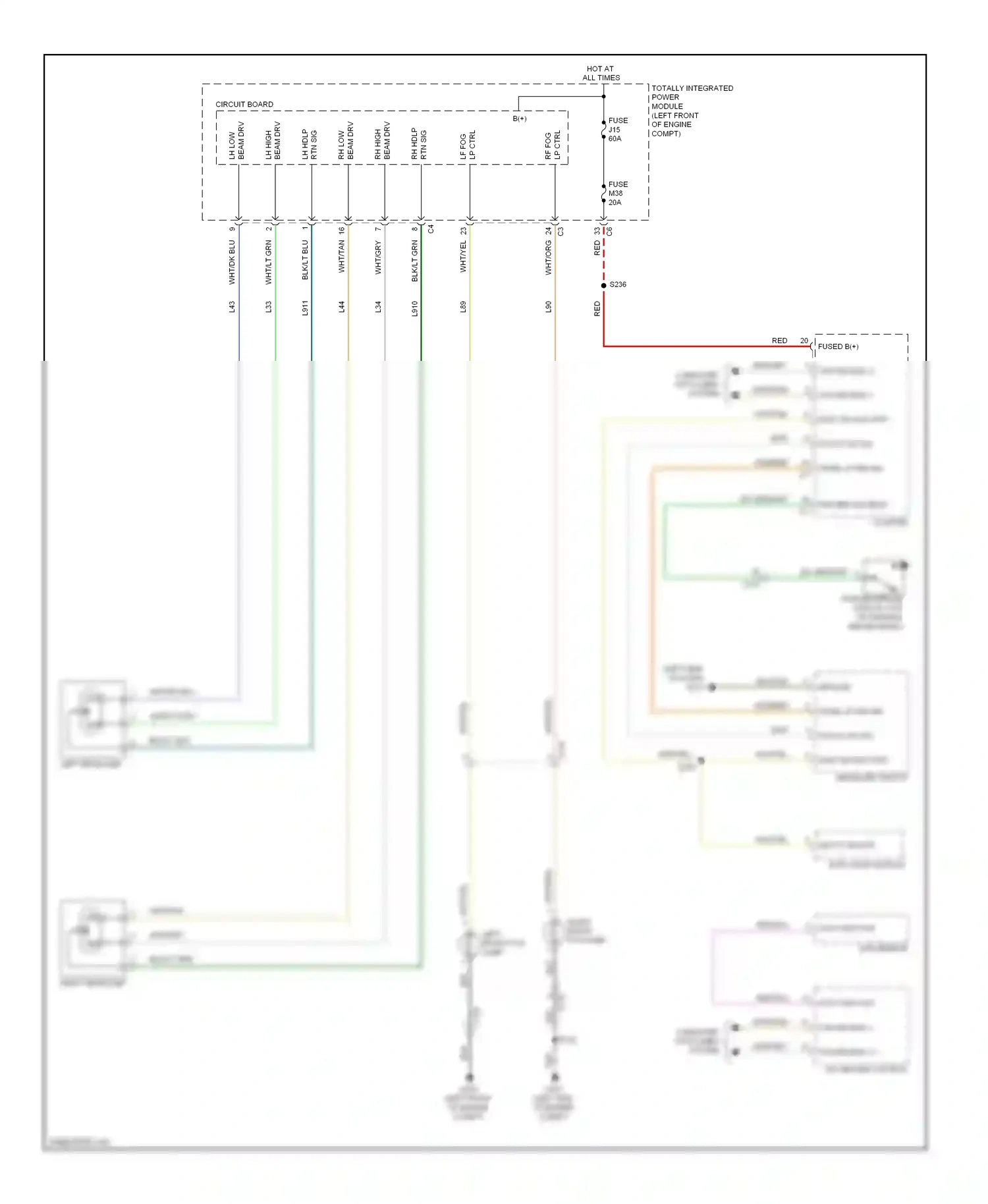 Dodge Pickup R3500  (1996-2010) computer data lines system wiring diagram  (25 of 88)